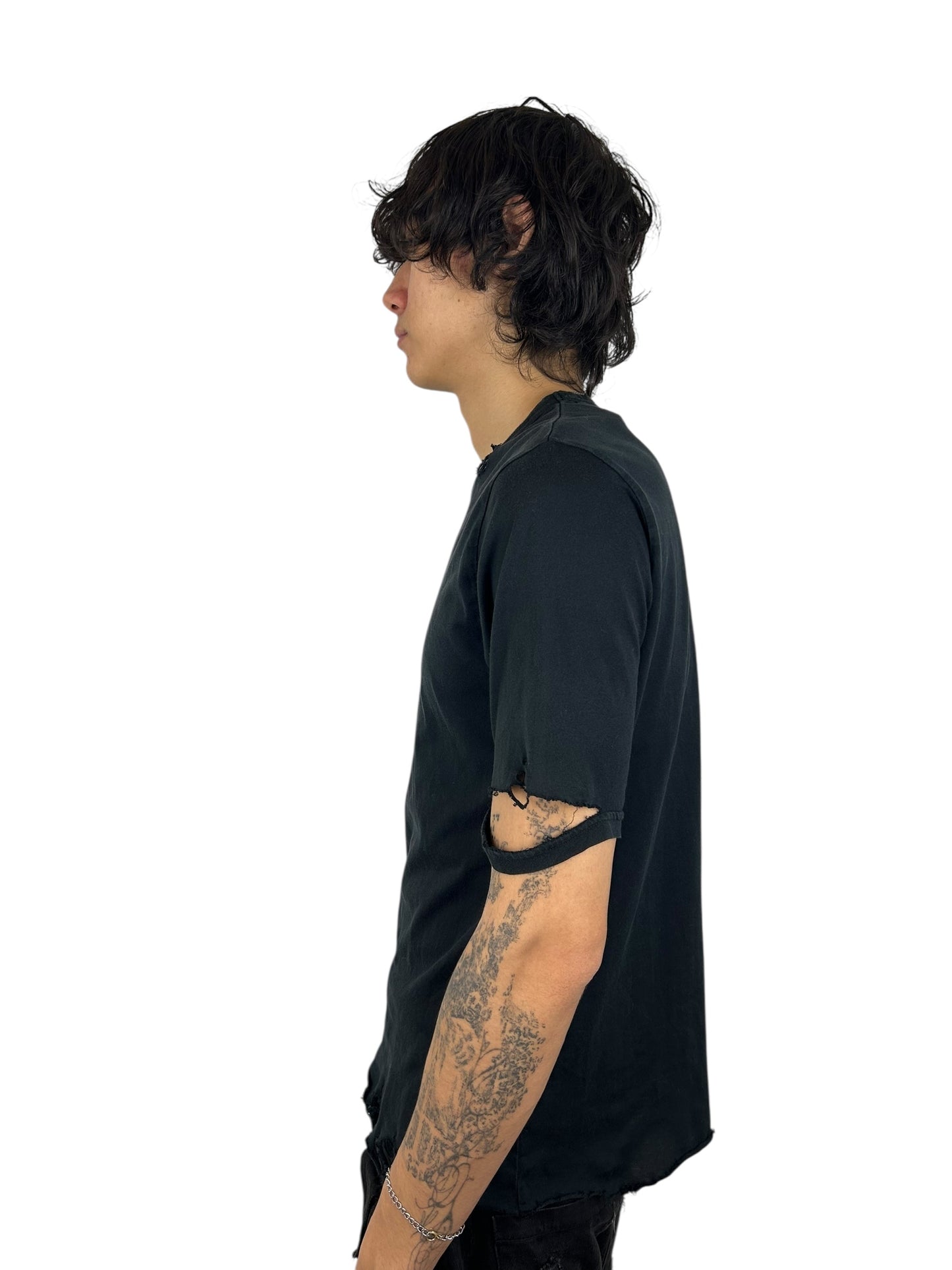 2007SS Undercover Distressed “Unknown Pleasures” Joy Division Graphic T-shirt (L)