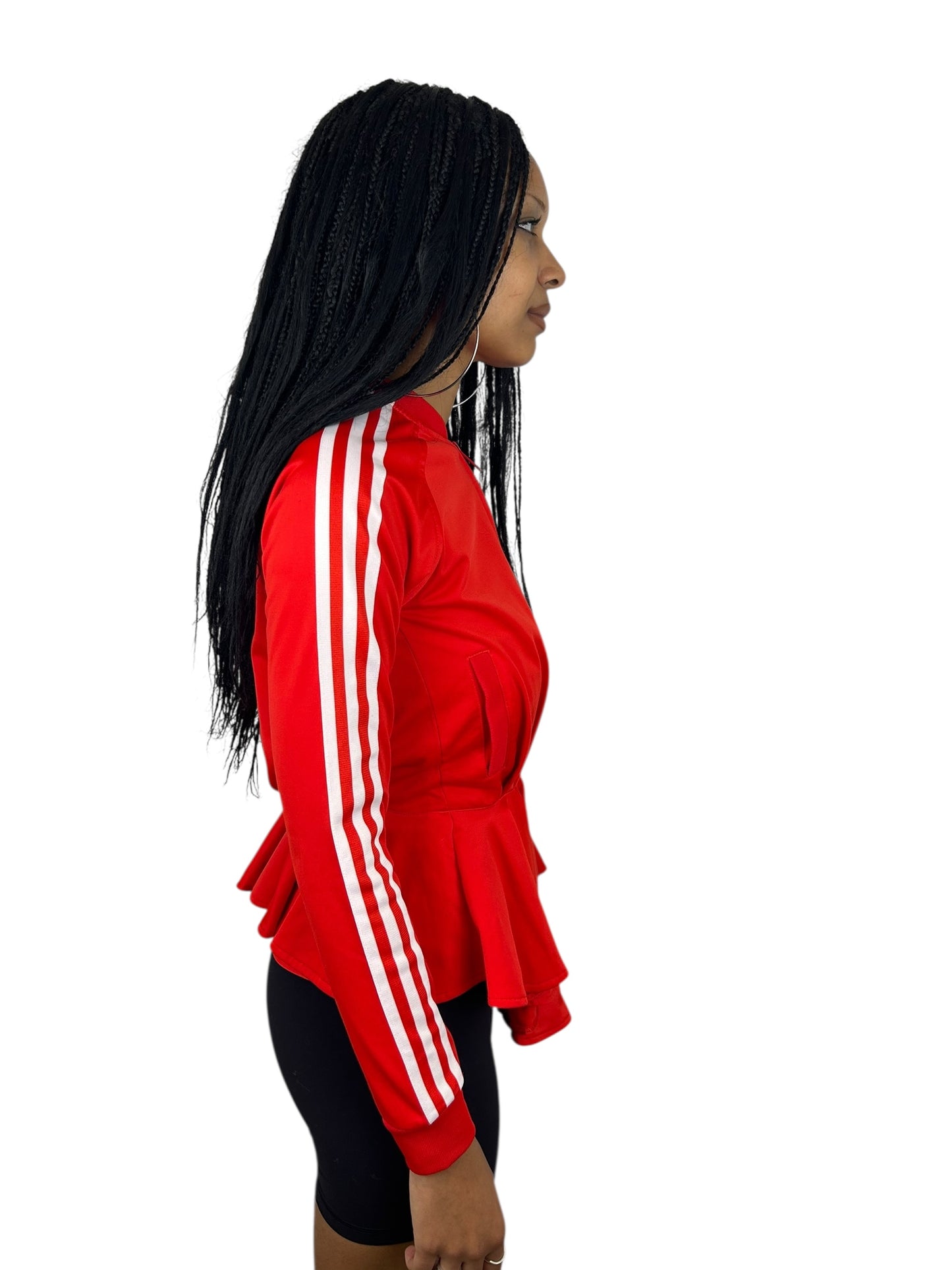 Adidas x Jeremy Scott Hybrid Peplum Track Jacket (M)