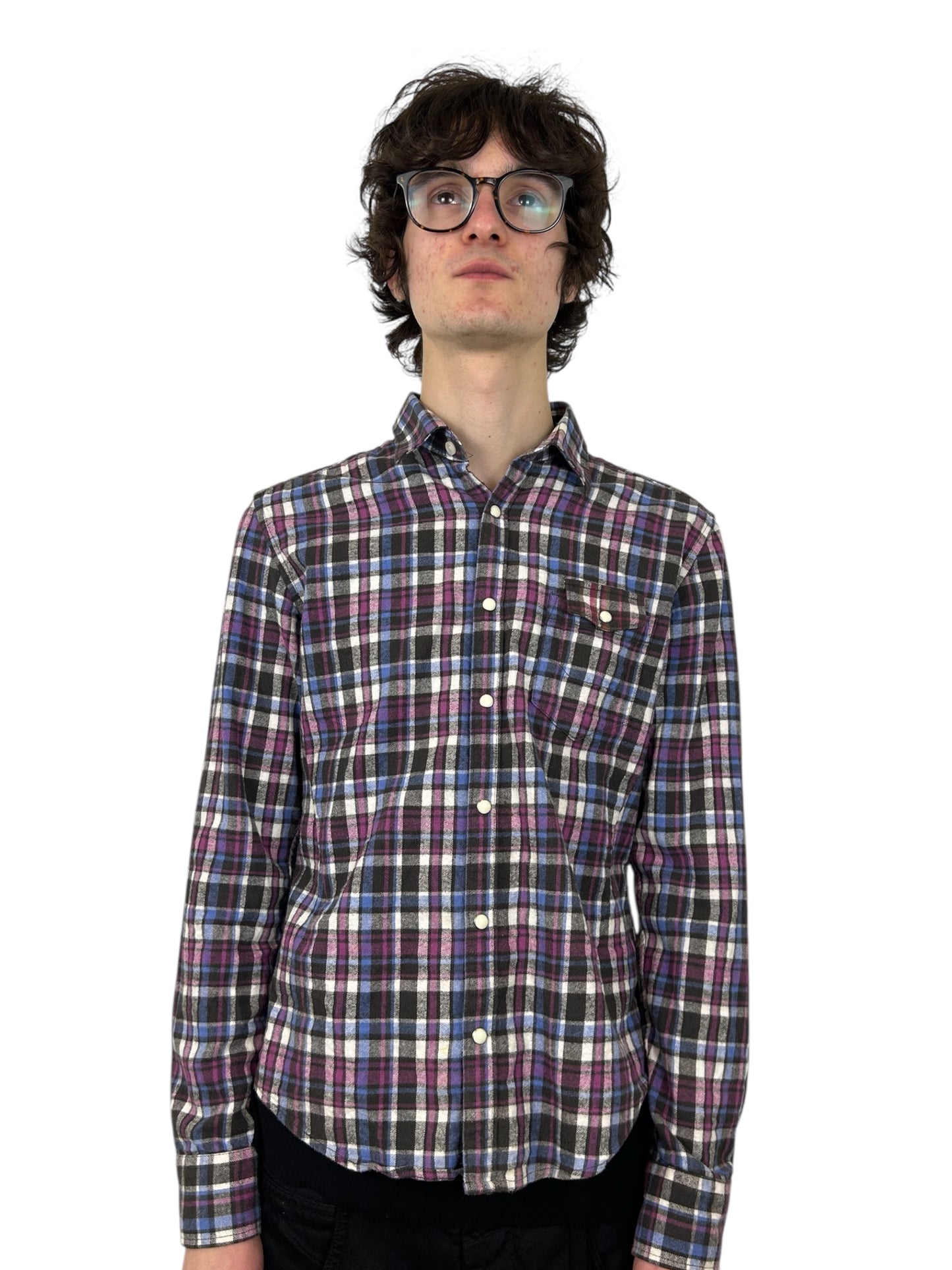2000s PPFM “Wustenfuchs 1944” WWII Tartan Check Flannel (M)