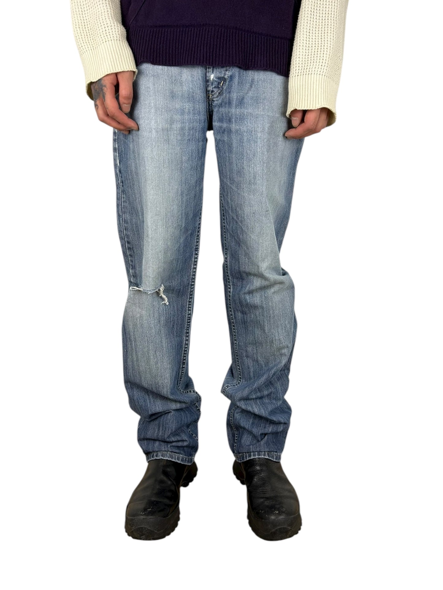 Dolce & Gabbana Distressed Blue Jeans (31x34)