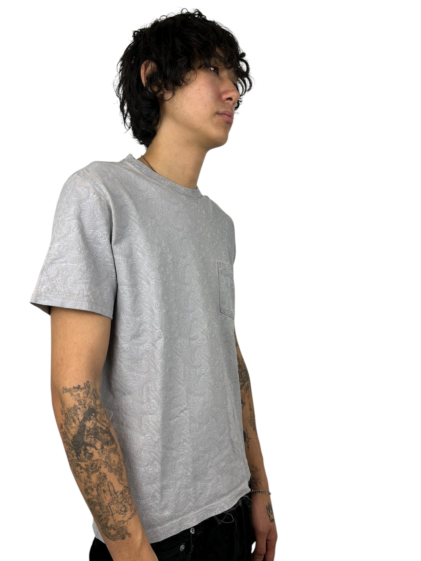 2008AW Number (N)ine Paisley Printed T-Shirt (L)