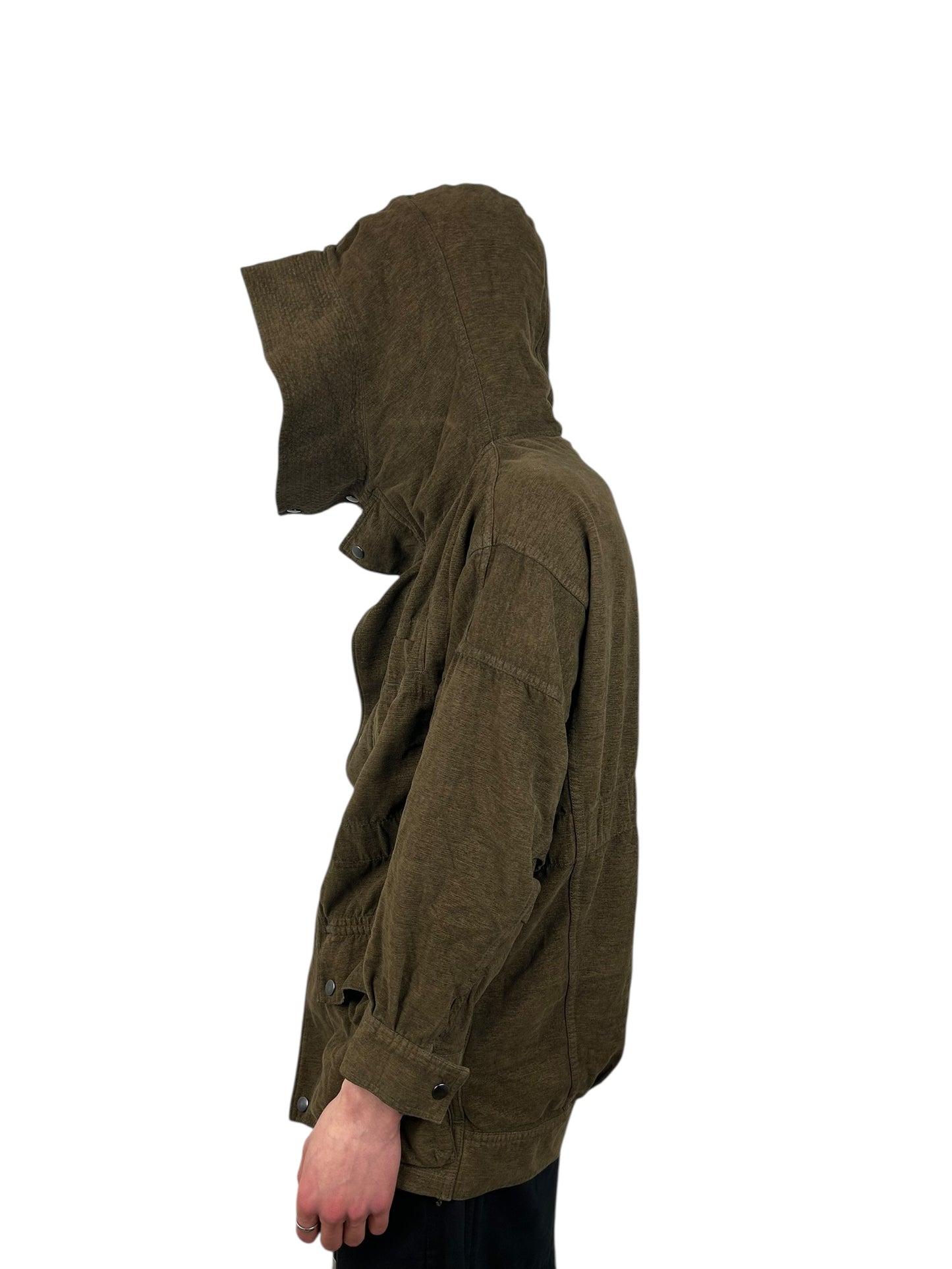 ZUCCa Lightweight Cotton Mod
Coat With Huge Drape Hood (L)