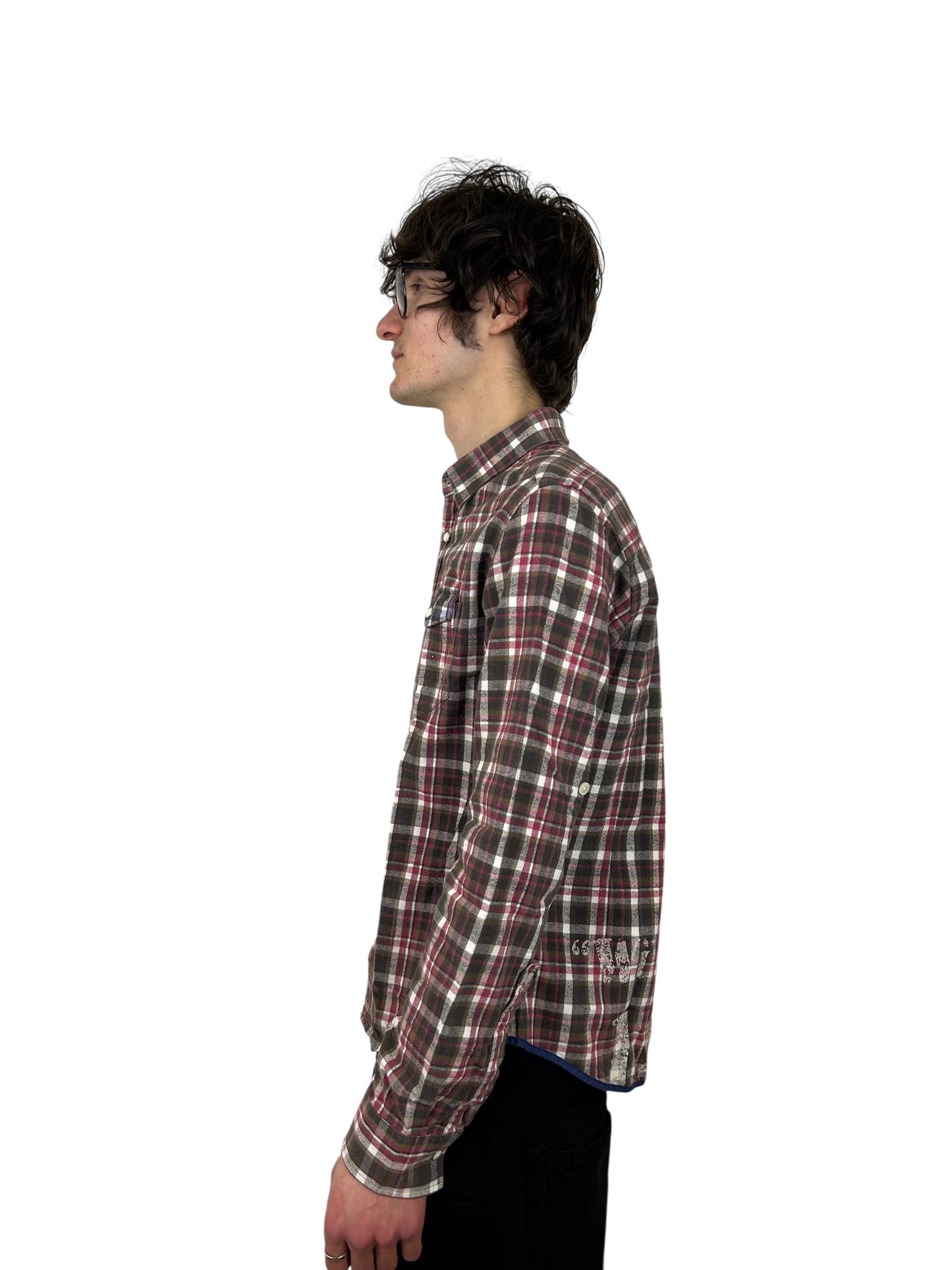 2000s PPFM “Wustenfuchs 1944” WWII Tartan Check Flannel (L)