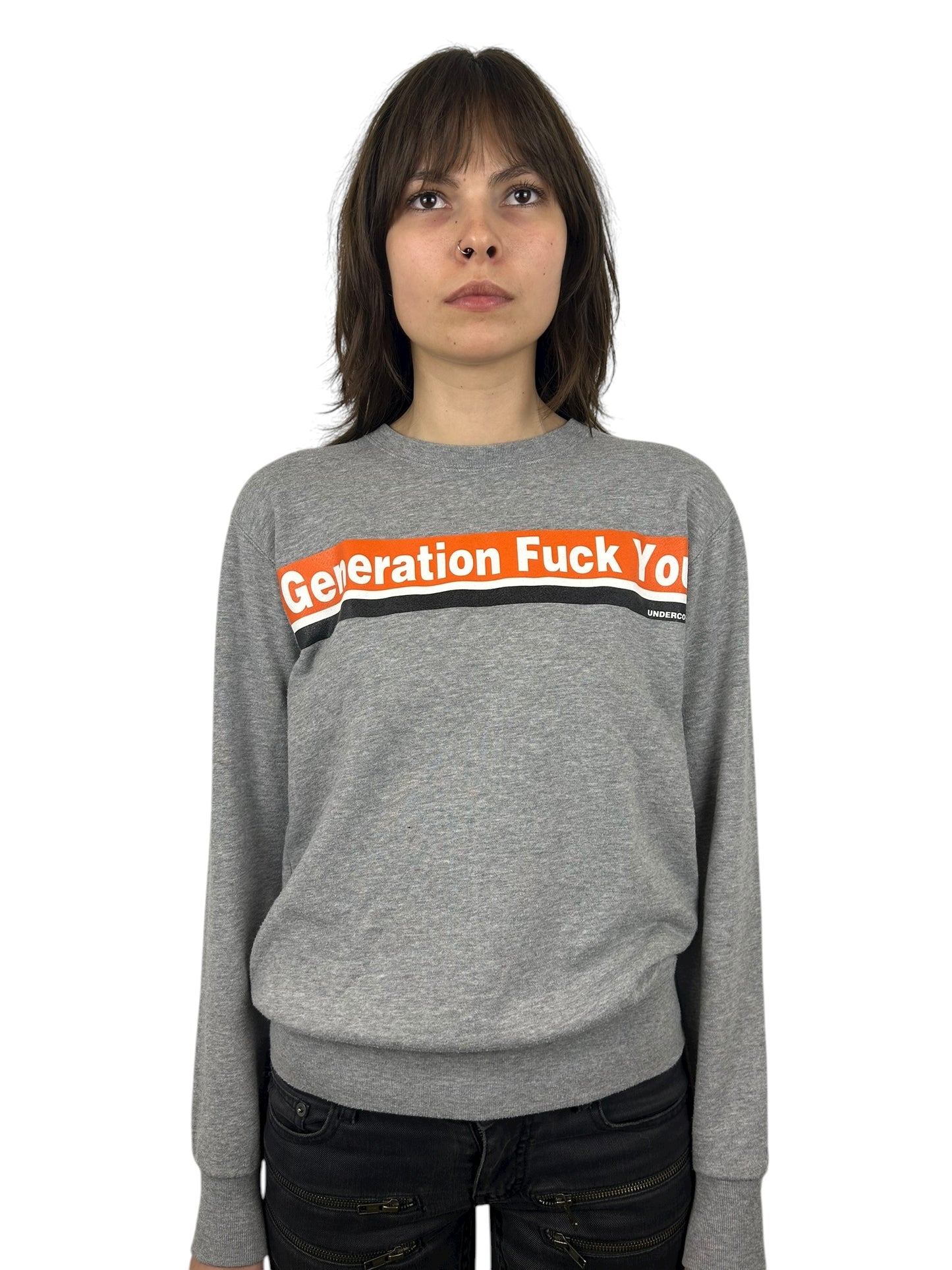 1999AW Undercover “Generation Fuck You” Trainspotting Crewneck (S)