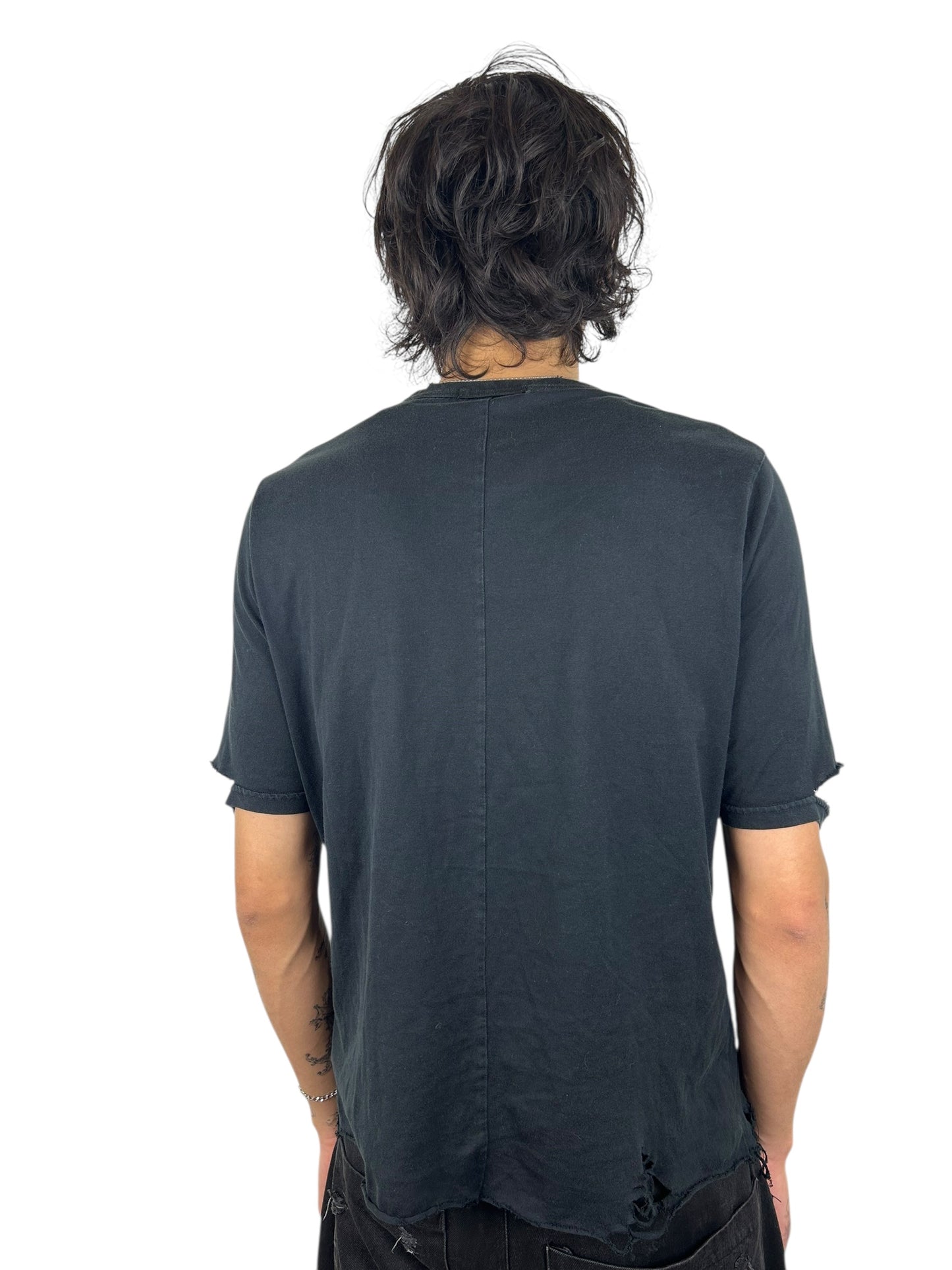 2007SS Undercover Distressed “Unknown Pleasures” Joy Division Graphic T-shirt (L)