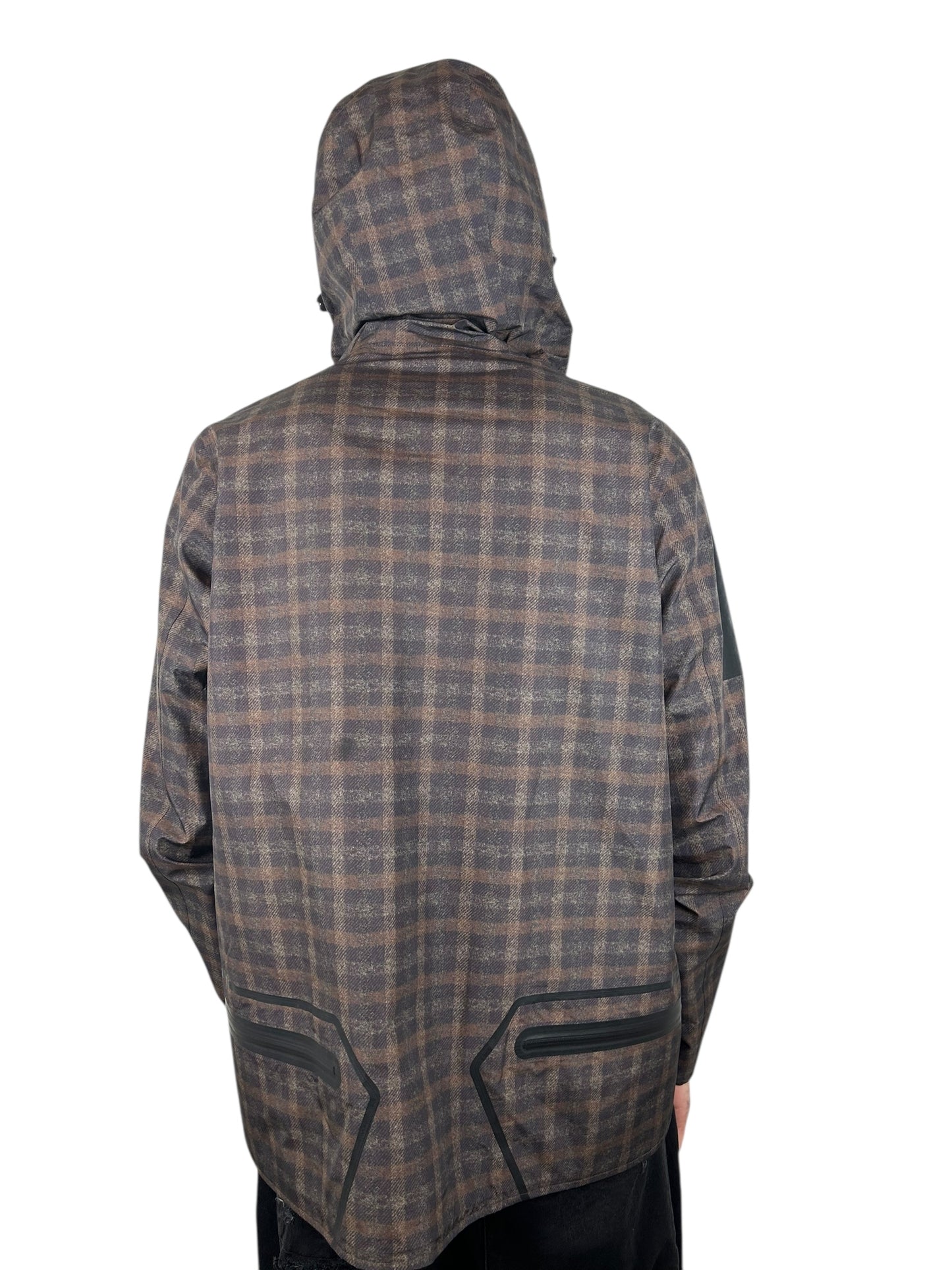 2014SS Undercover Sample “Noise” Plaid Rain Jacket (L)