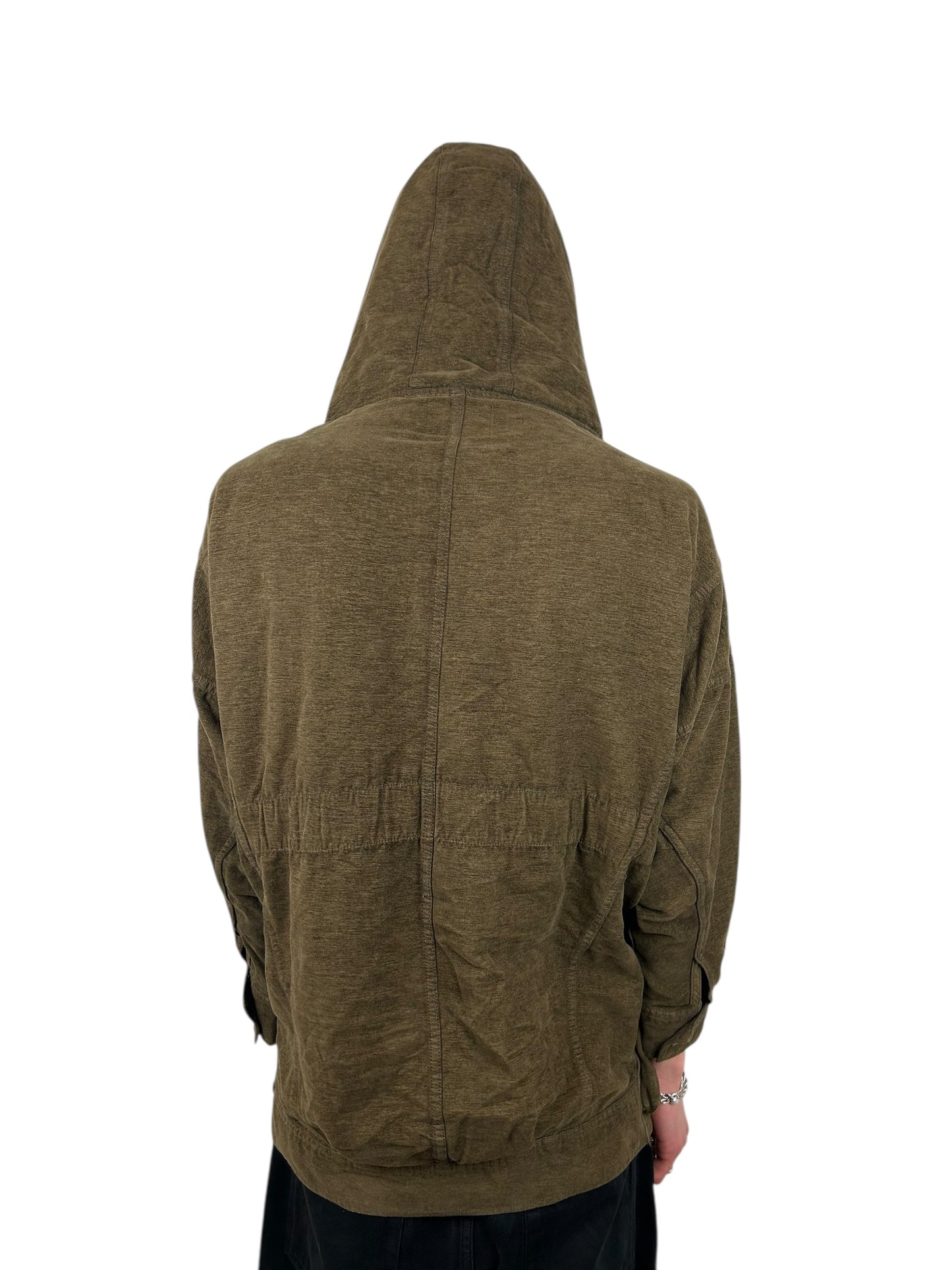 ZUCCa Lightweight Cotton Mod
Coat With Huge Drape Hood (L)