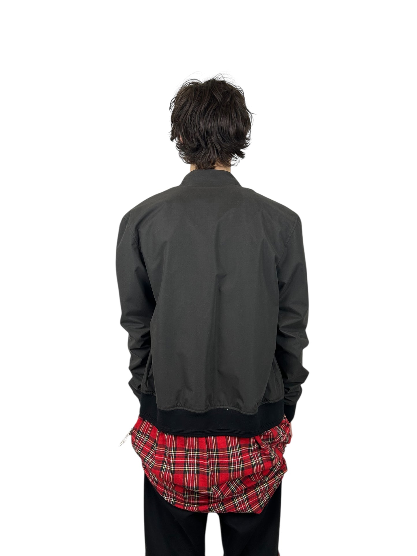 2018AW Runway Y/Project Tartan Tie Bomber Jacket (L)