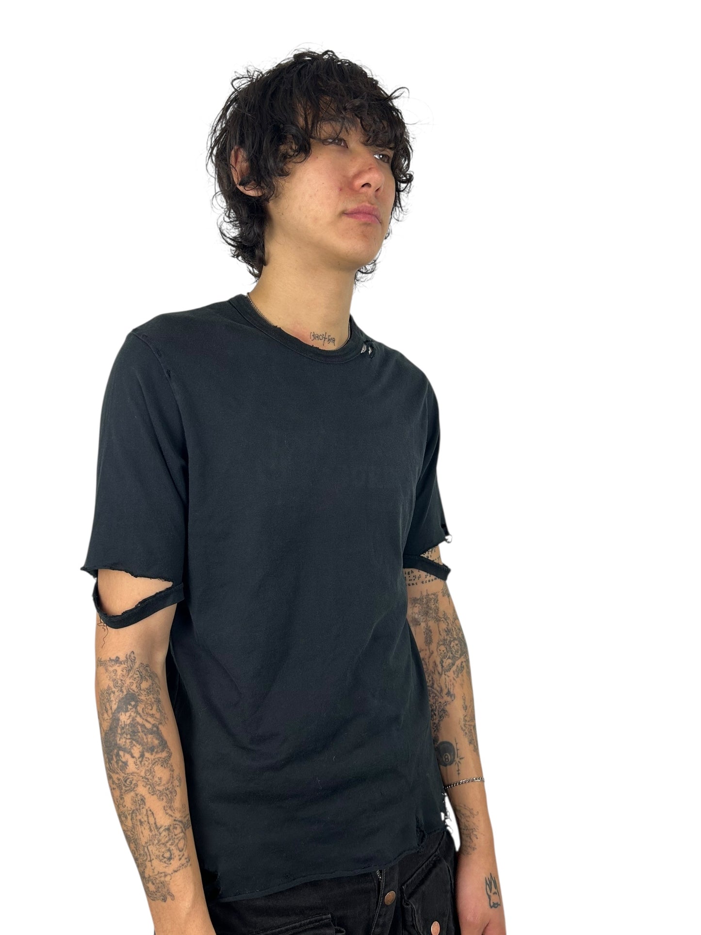 2007SS Undercover Distressed “Unknown Pleasures” Joy Division Graphic T-shirt (L)