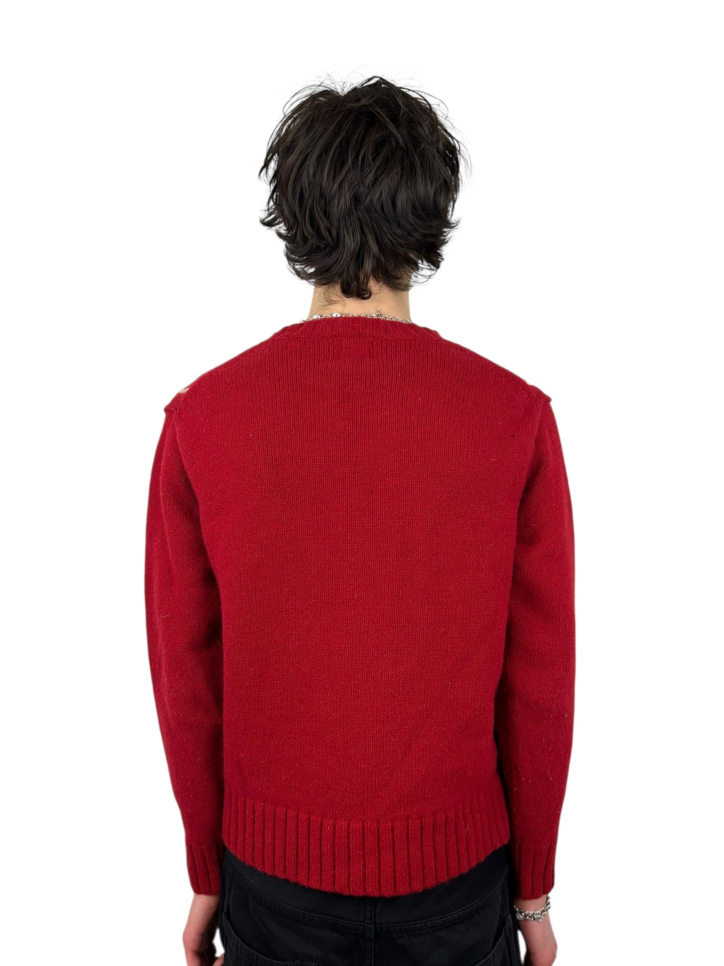 A.A.R Yohji Yamamoto Mixed-Yarn Wool Knit Sweater (M)