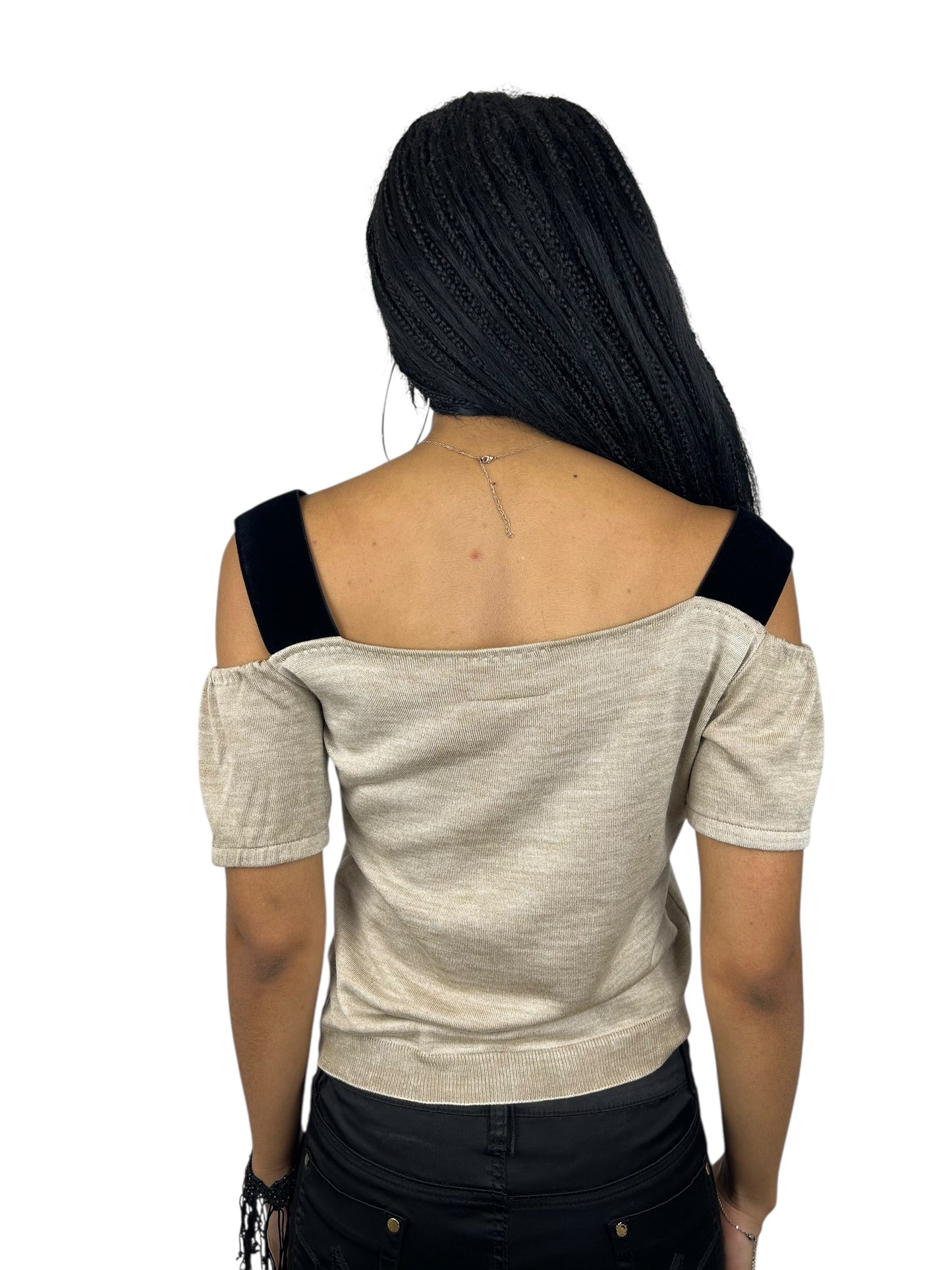 2000’s Prada Off The Shoulder Tank Top (S)