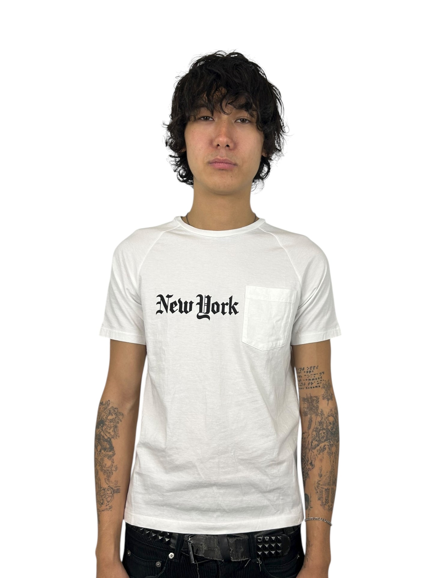2007AW Number (N)ine New York Pocket T-Shirt (L)
