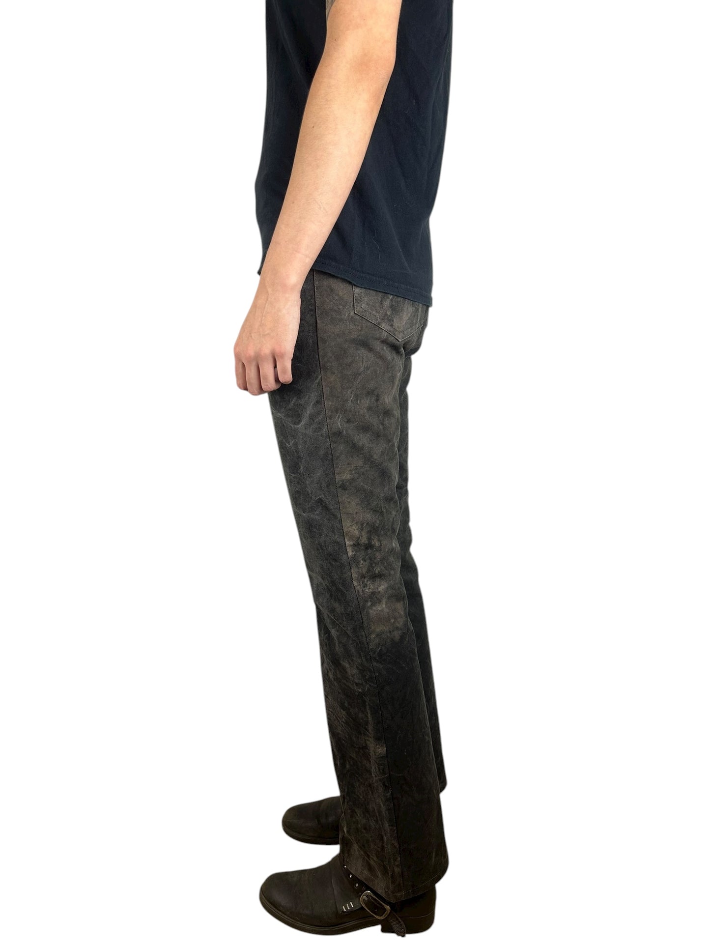 5351 Pour Les Homme 
Waxed Coated Black Denim (28x31)