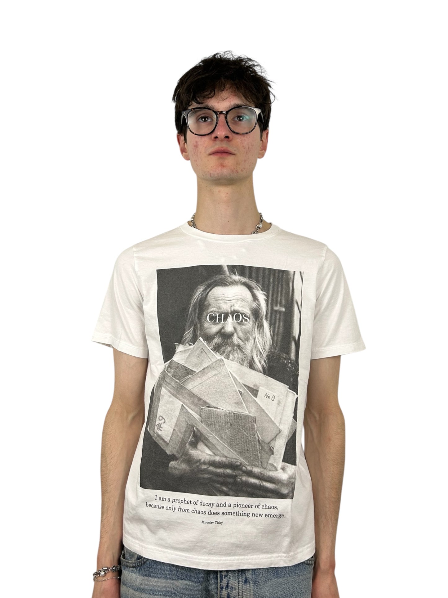 Number (N)ine Miroslav Tichý Chaos Graphic T-shirt (M)