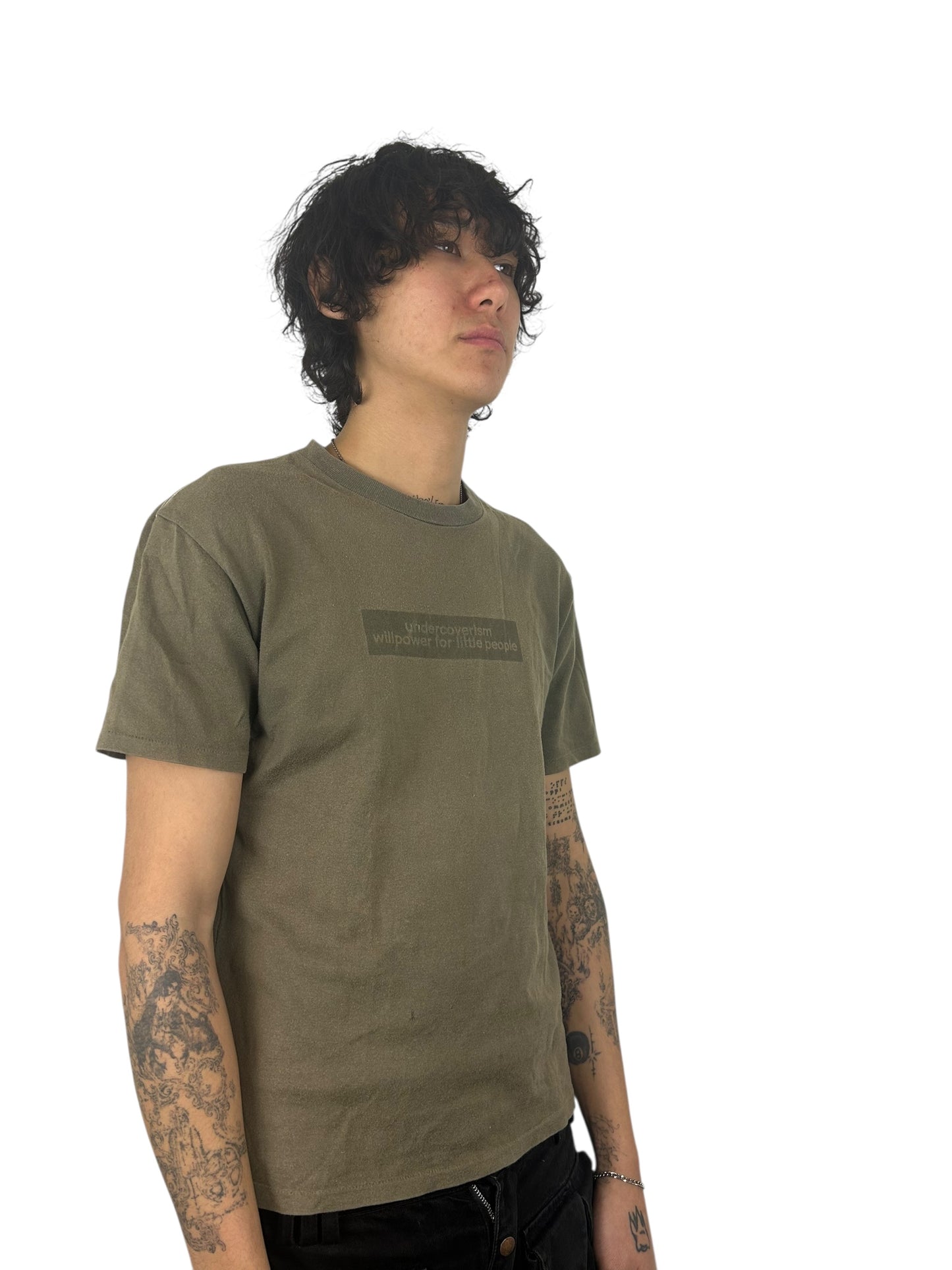 1998SS Undercover “Willpower For The Little People” Box Logo T-Shirt (L)