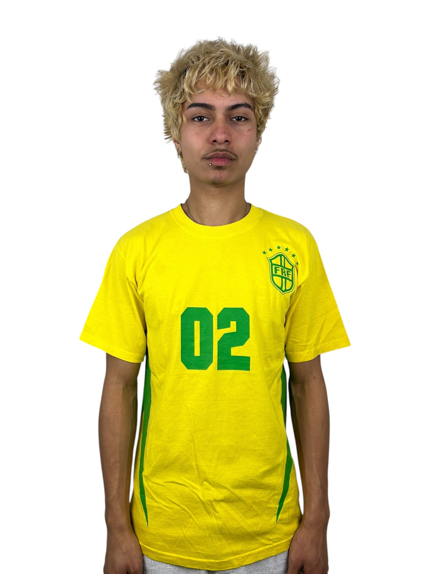 2002 Fuji Rock Festival FRF Brazil Style Graphic Lineup Print T-Shirt (M)