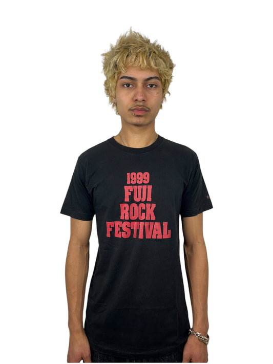 1999 Levi’s x Fuji Rock Festival Logo Print T-Shirt (M)