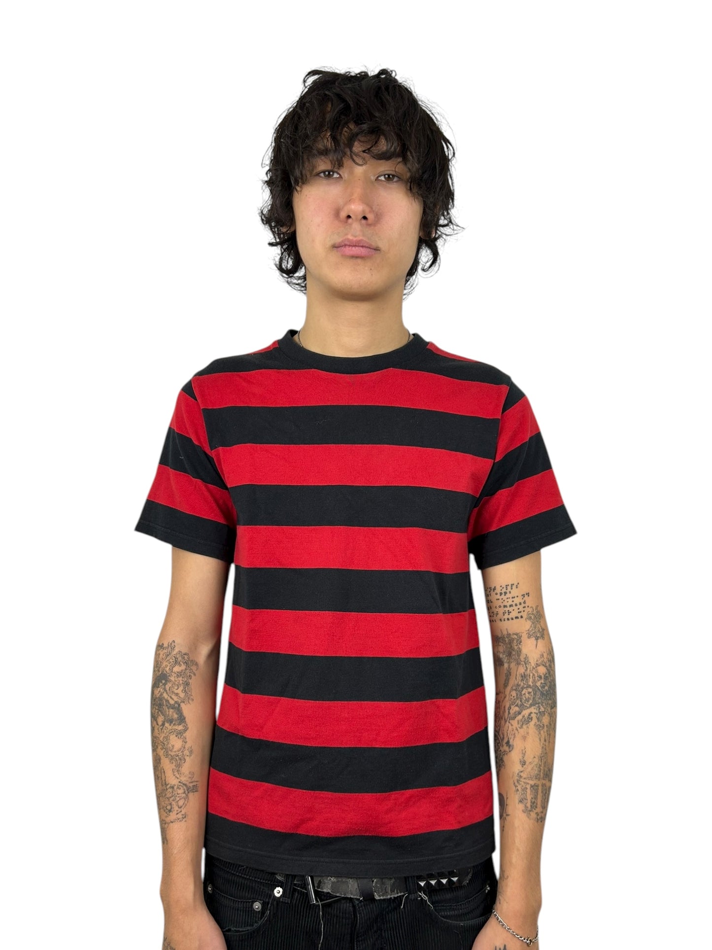 2003AW Number (N)ine Kurt Striped T-Shirt (M)