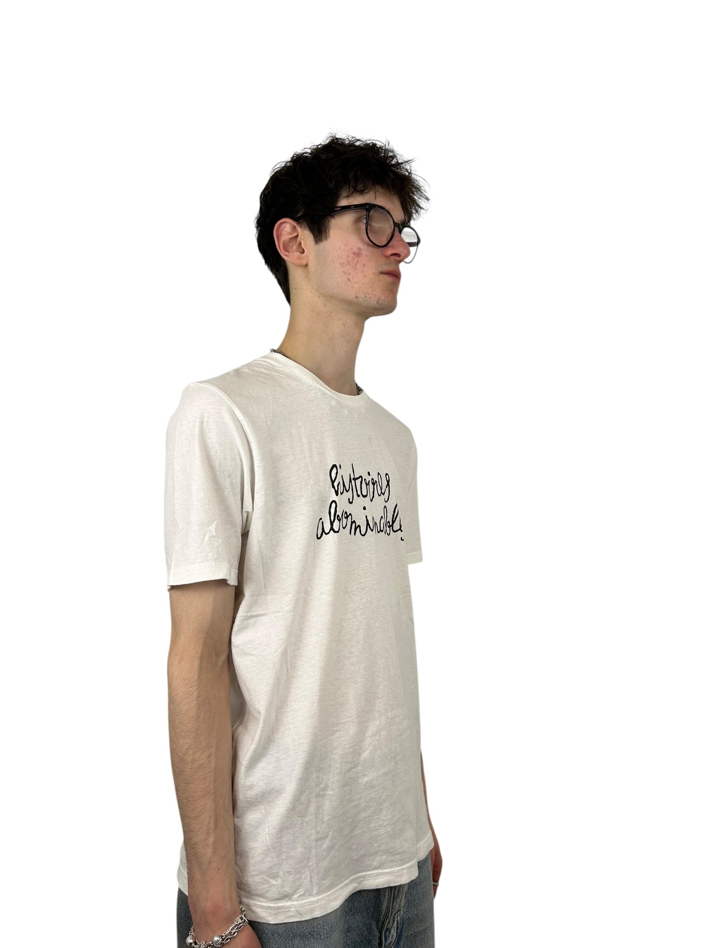 Undercover “Histoires Abominables” Cursive Script T-shirt (L)
