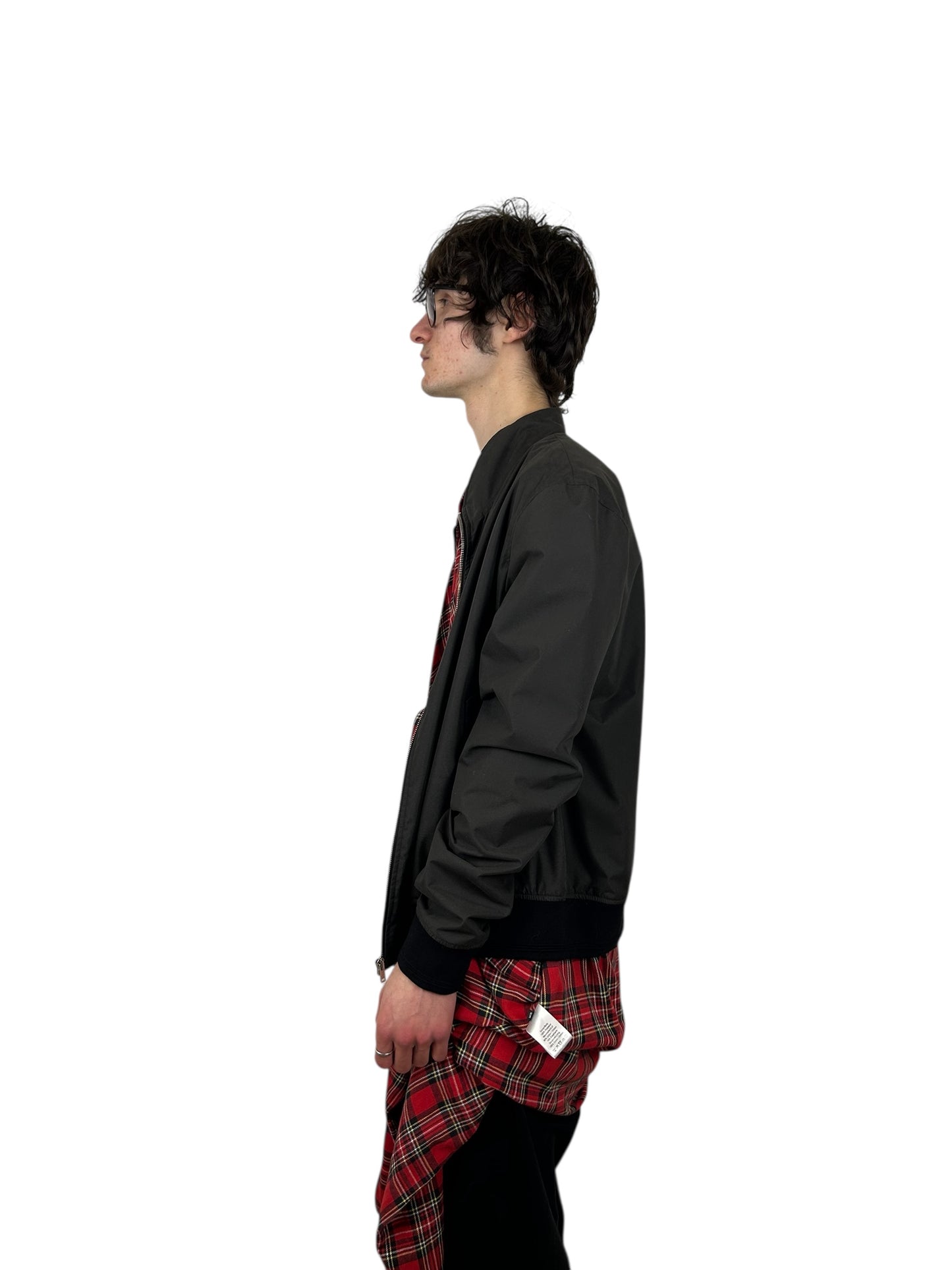 2018AW Runway Y/Project Tartan Tie Bomber Jacket (L)