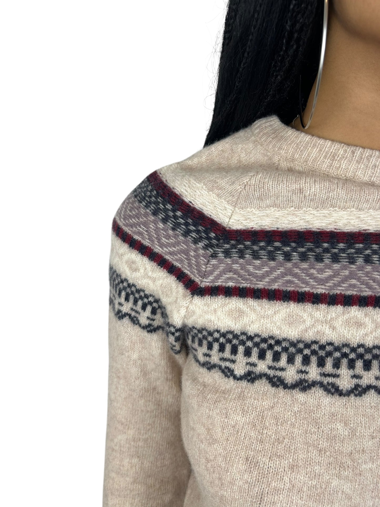 2010AW Undercover Nordic Yoke Wool Knit Sweater (M)
