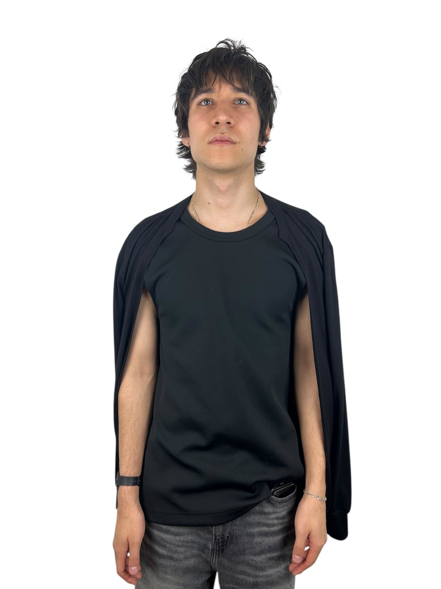 Comme des Garçons Homme Hybrid 2-Layer Cardigan (L)