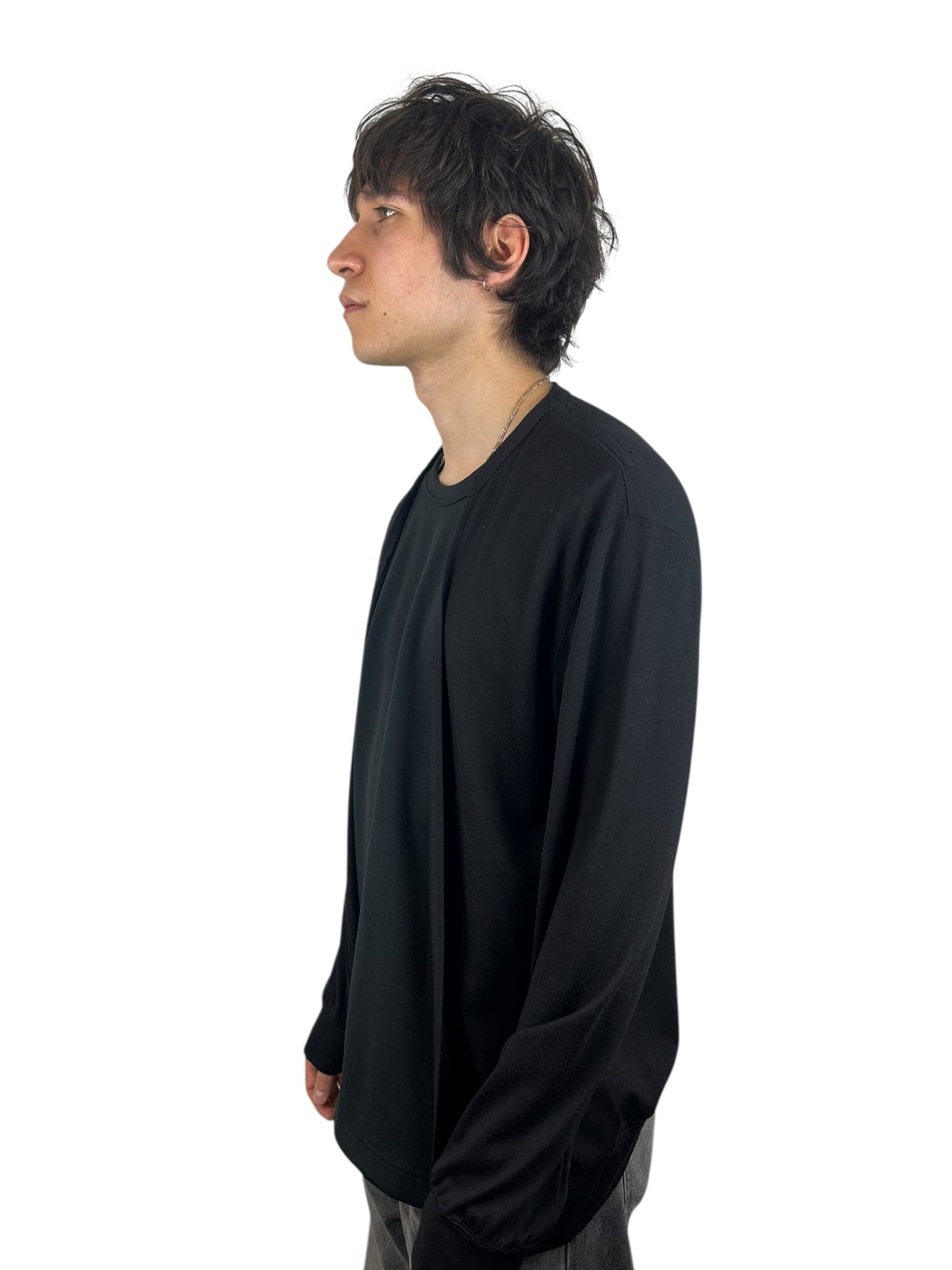 Comme des Garçons Homme Hybrid 2-Layer Cardigan (L)