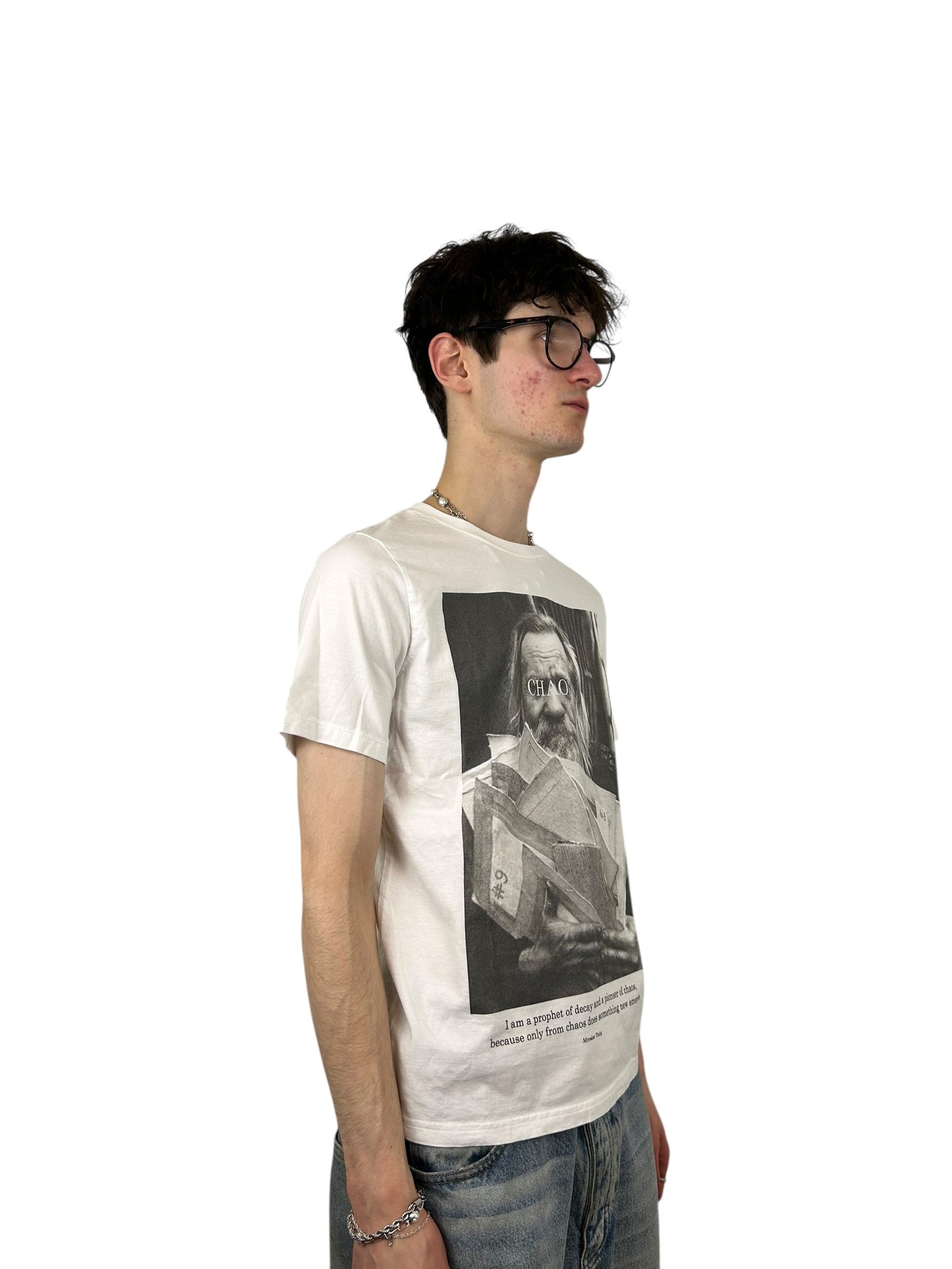 Number (N)ine Miroslav Tichý Chaos Graphic T-shirt (M)