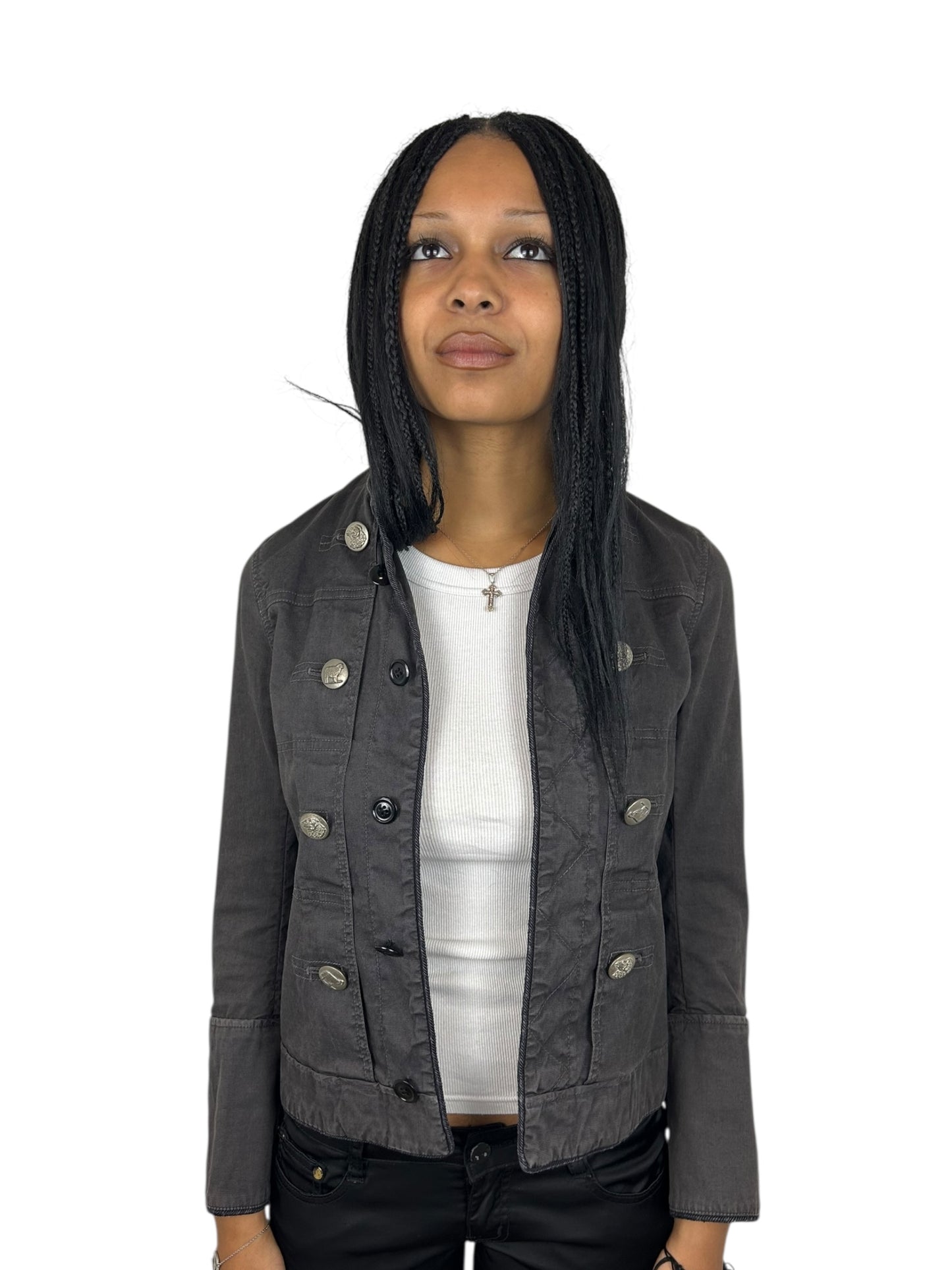 2011 Spring RTW Undercover Military Inspired Double Breasted Jacket (S)