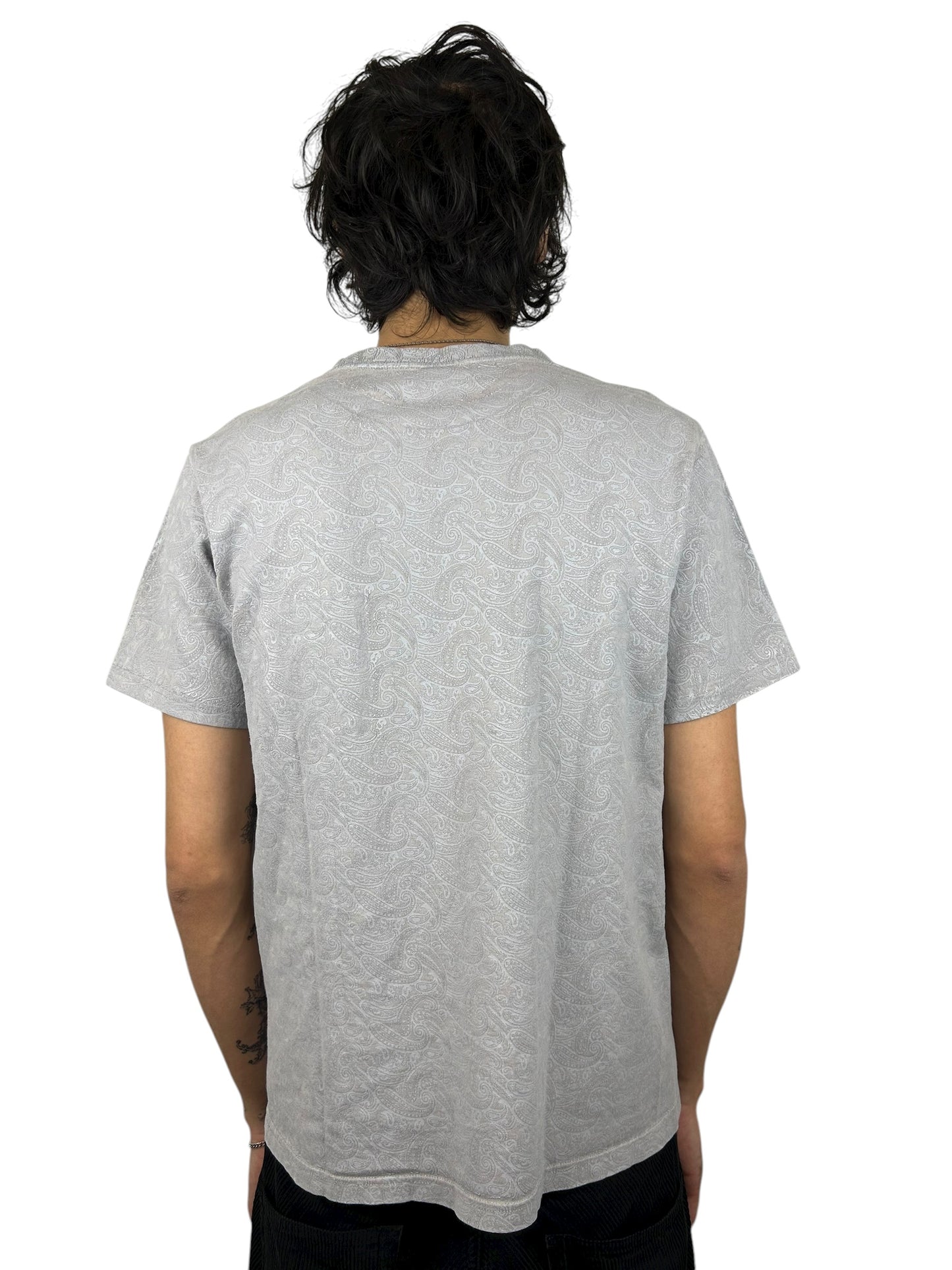 2008AW Number (N)ine Paisley Printed T-Shirt (L)