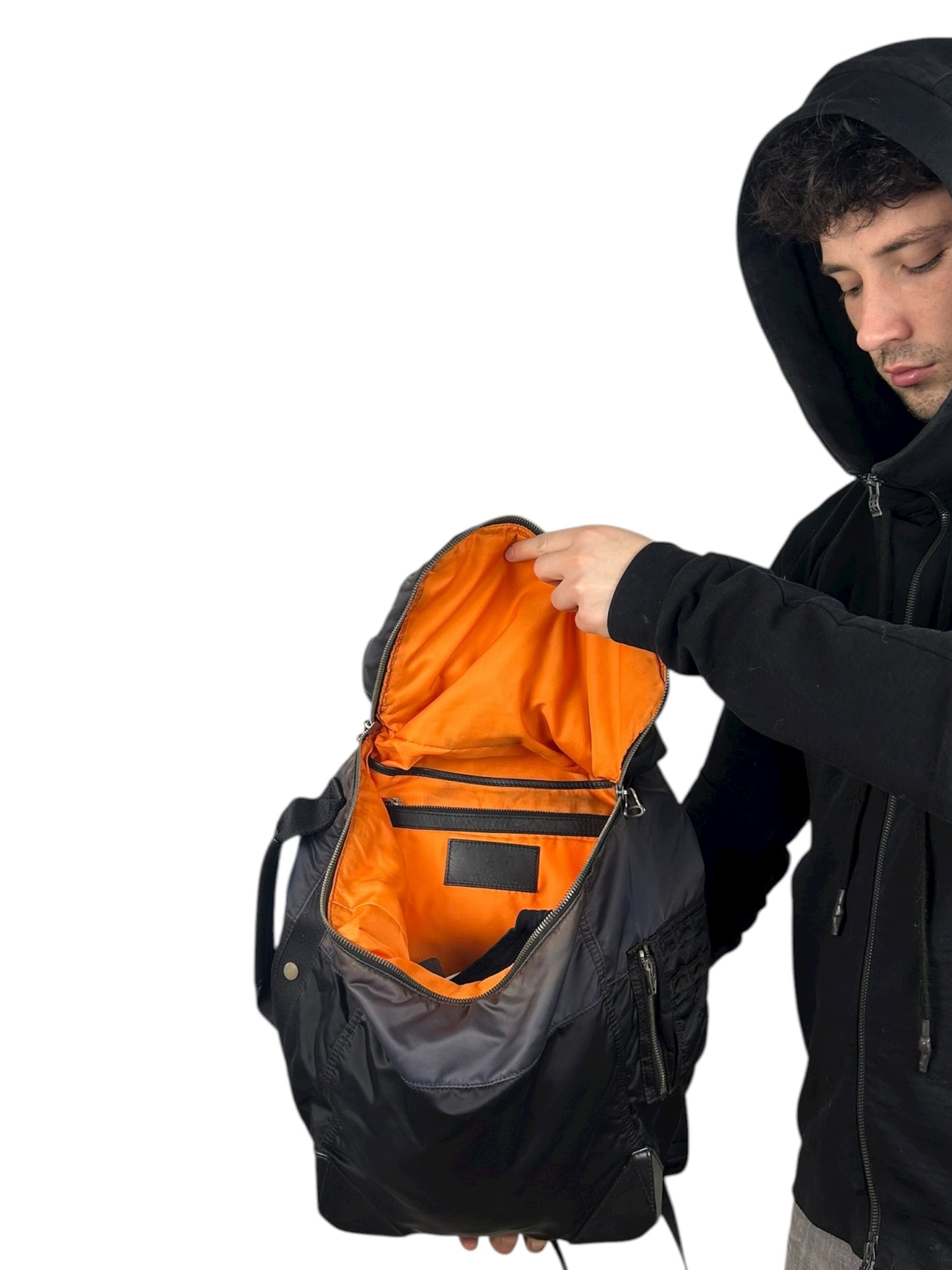 2010s Alexander Wang Faded 2-Way Nylon Backpack