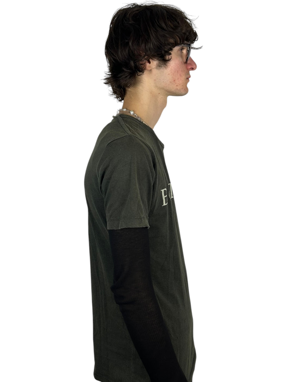2000s Johnbull "BOTANIST" Graphic Pocket T-Shirt (M)