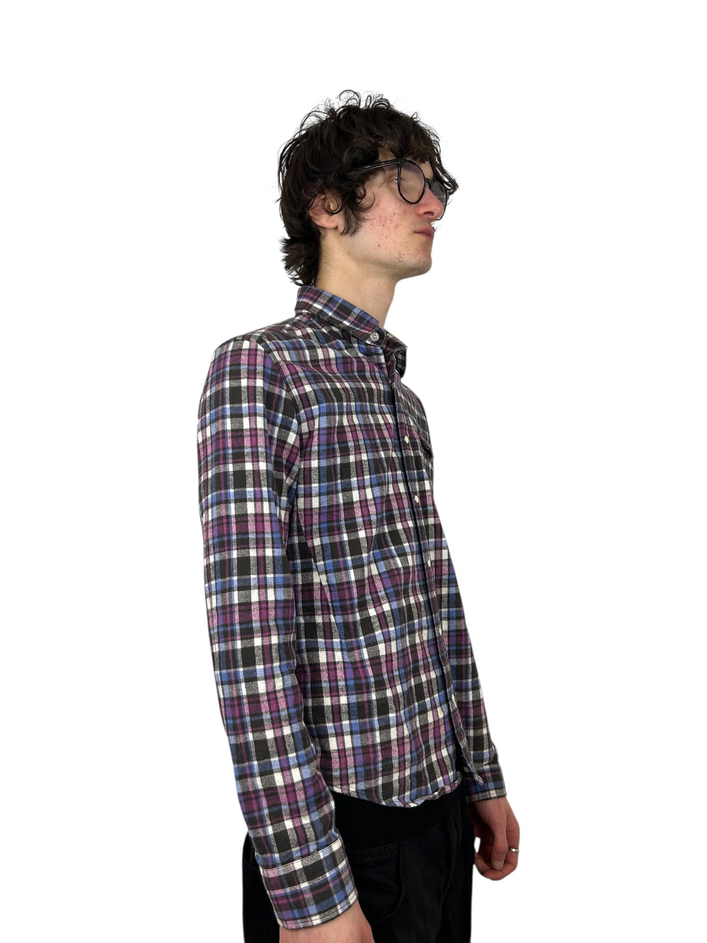 2000s PPFM “Wustenfuchs 1944” WWII Tartan Check Flannel (M)