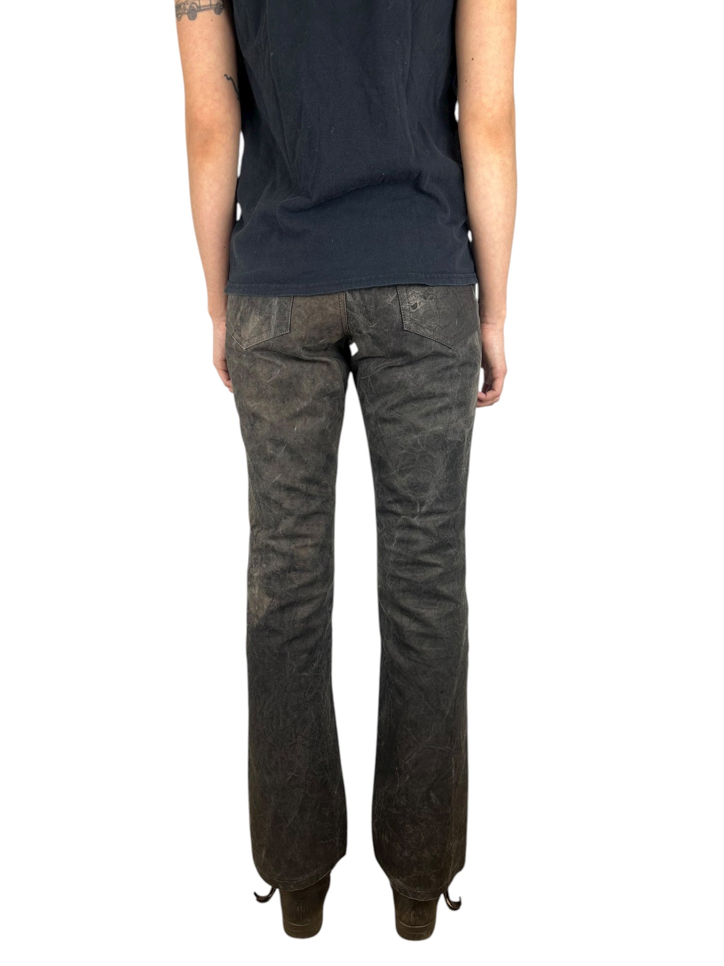 5351 Pour Les Homme 
Waxed Coated Black Denim (28x31)