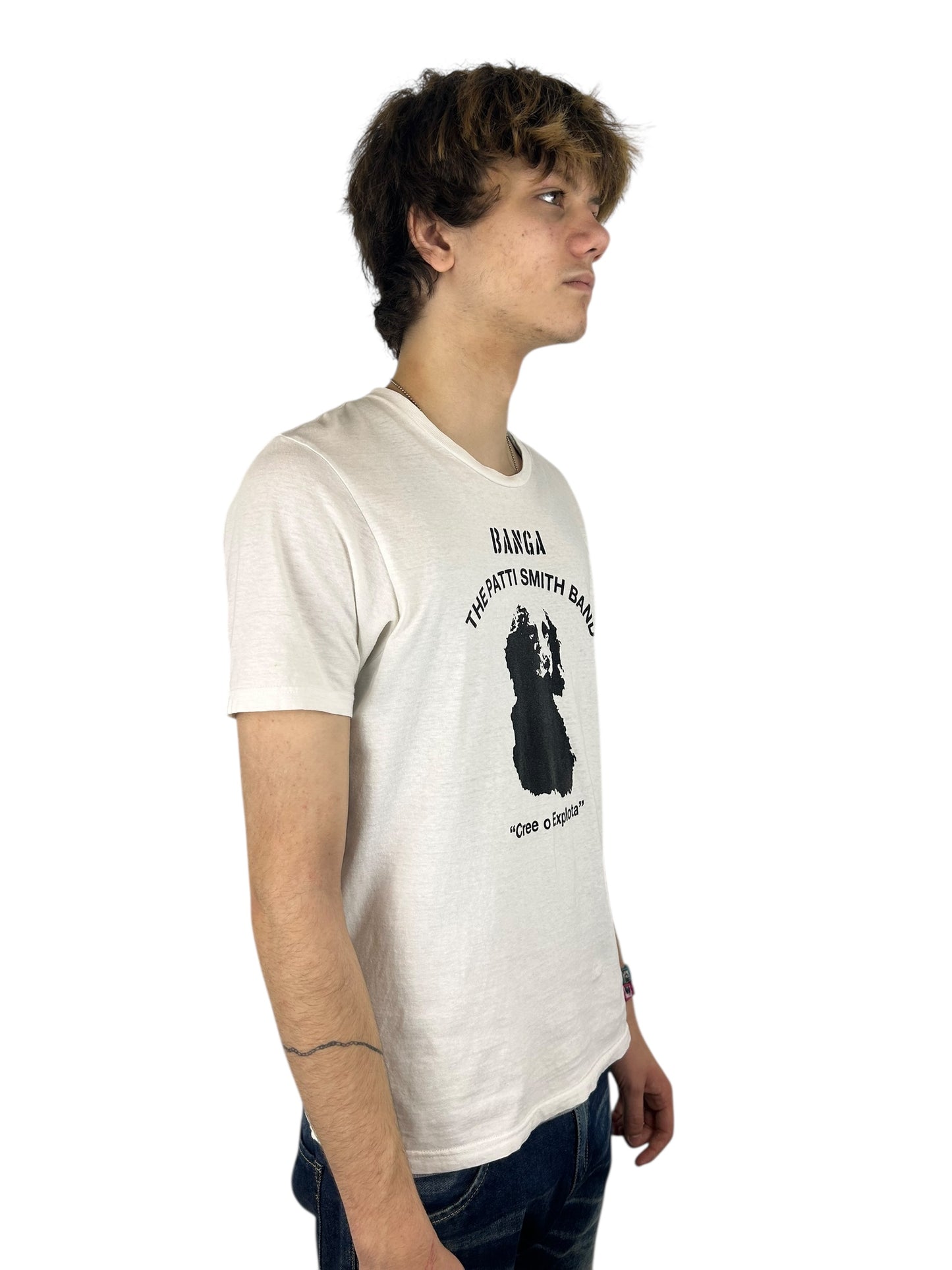 Undercover Patty Smith Band Banga / Cree O Explota T-Shirt (M)