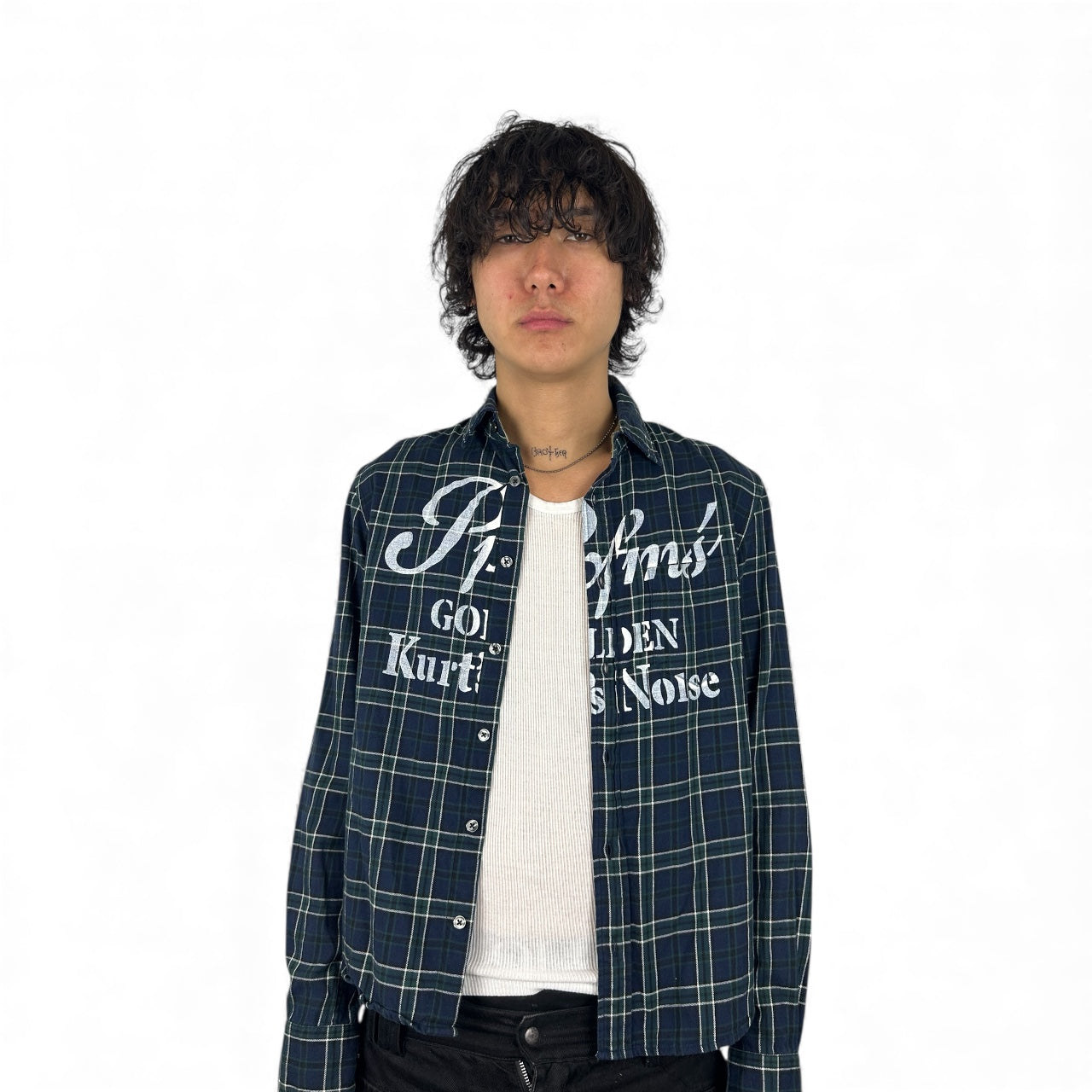 PPFM “Golden Kurt’s Noise” Black Watch Tartan Flannel (M)