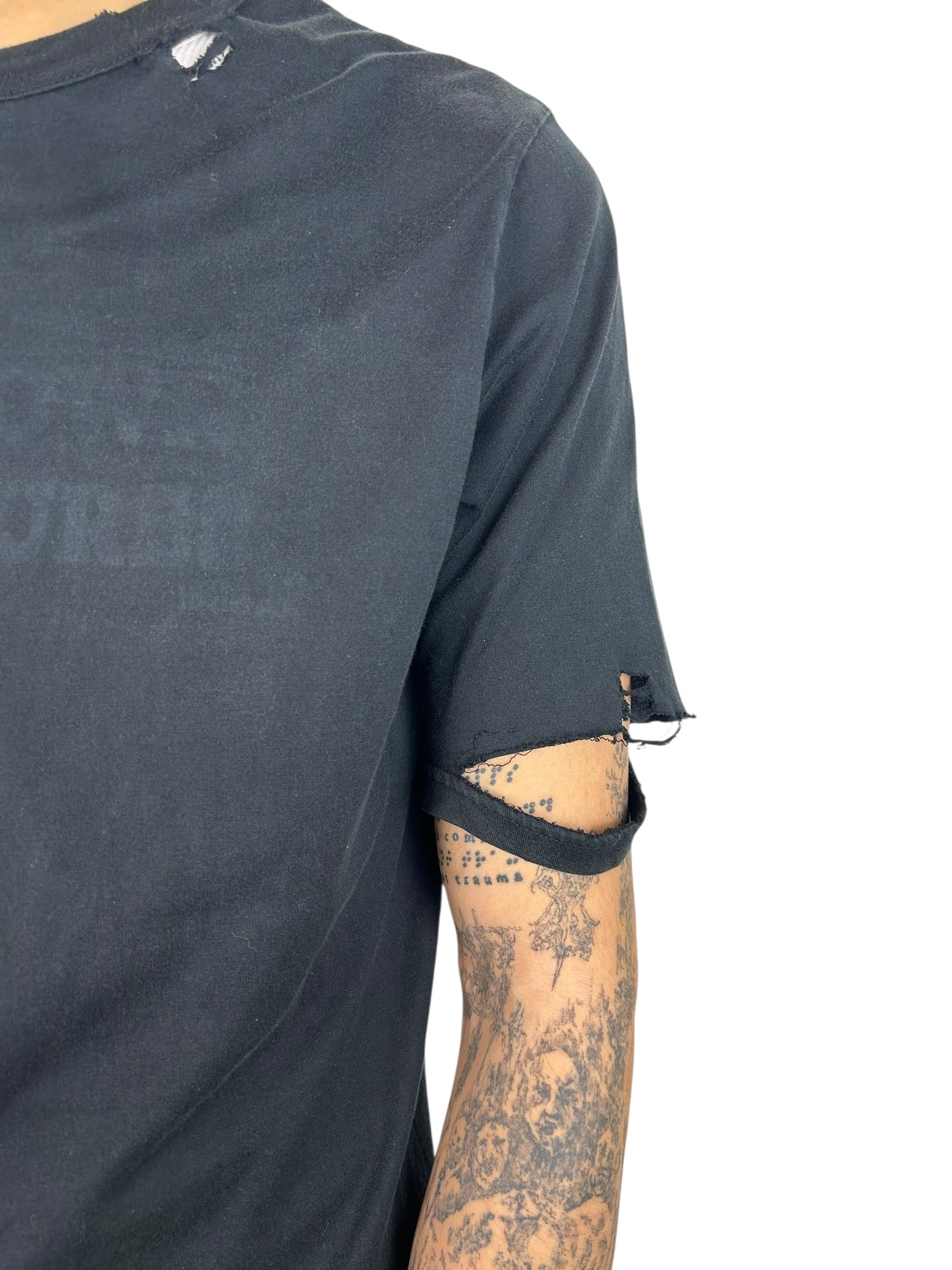 2007SS Undercover Distressed “Unknown Pleasures” Joy Division Graphic T-shirt (L)