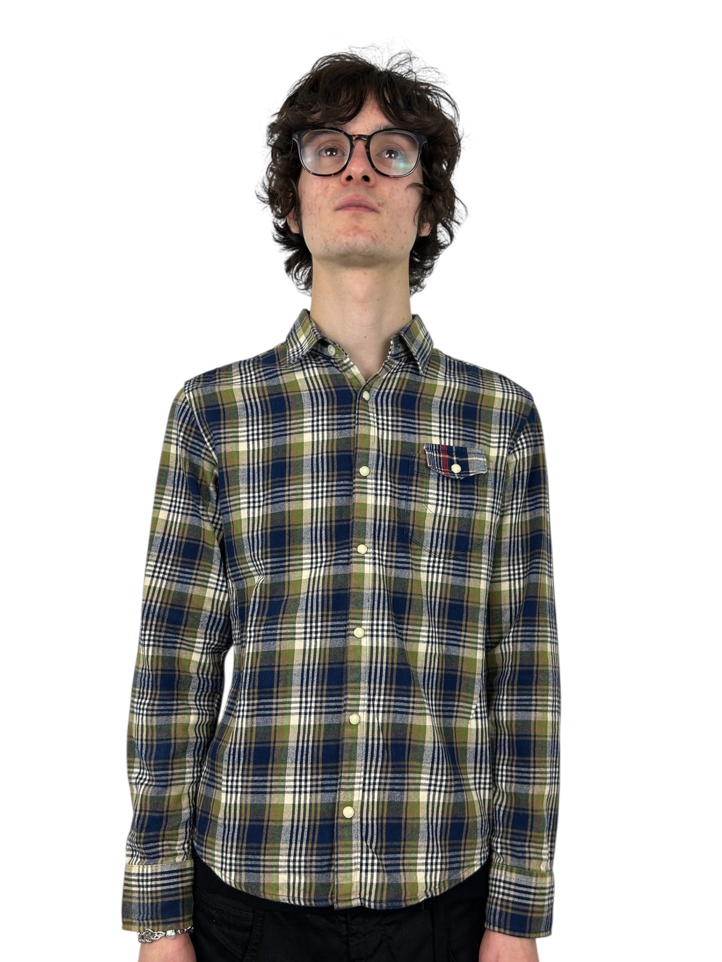2000s PPFM “Wustenfuchs 1944” WWII Tartan Check Flannel (M)