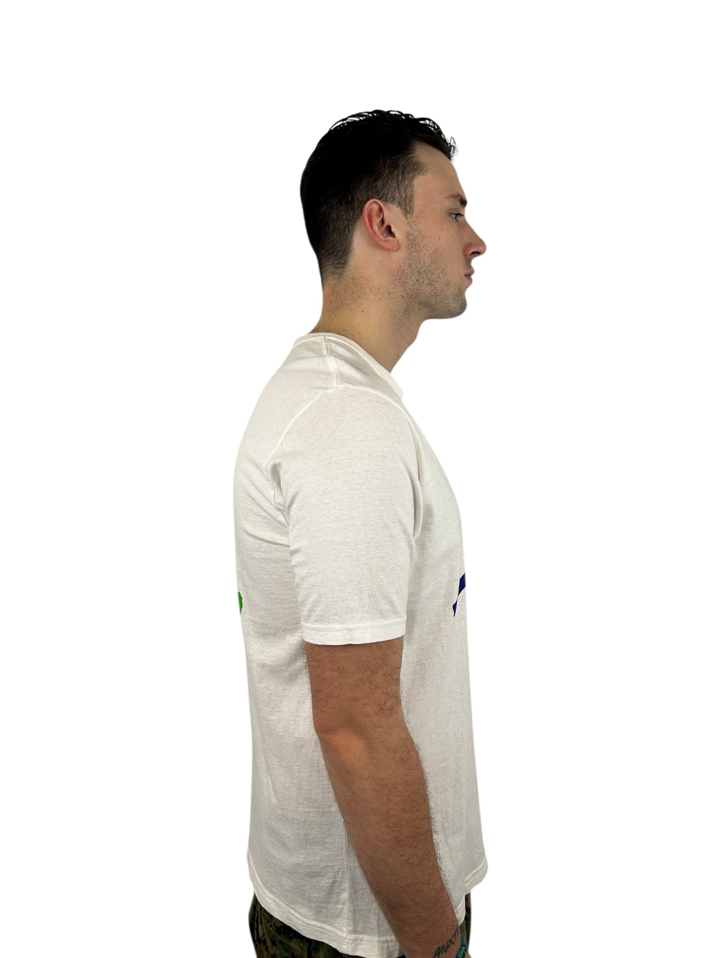 2007SS Undercover Purple "NEU2” Graphic T-Shirt (L)