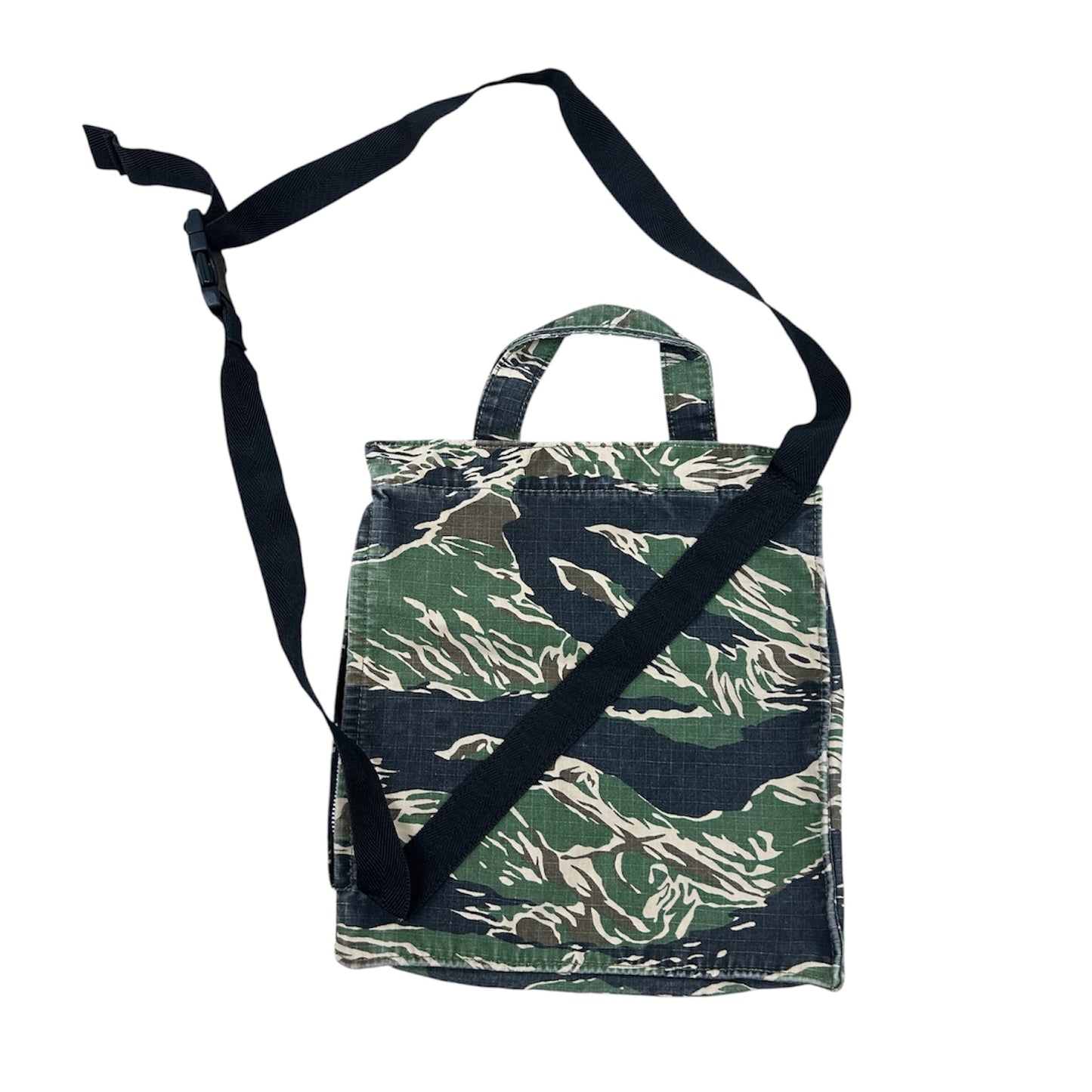 2005SS Undercover “But Beautiful II” Tiger Camo Canvas Utility Shoulder Bag