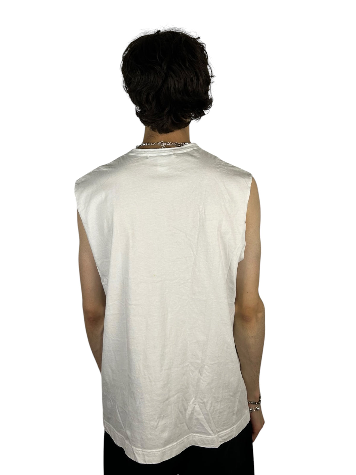 2021SS Comme des Garçons x Yue Minjun Laughing Face Tank (F)