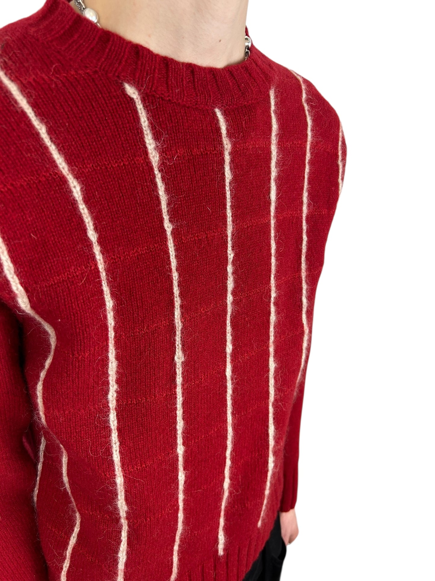 A.A.R Yohji Yamamoto Mixed-Yarn Wool Knit Sweater (M)
