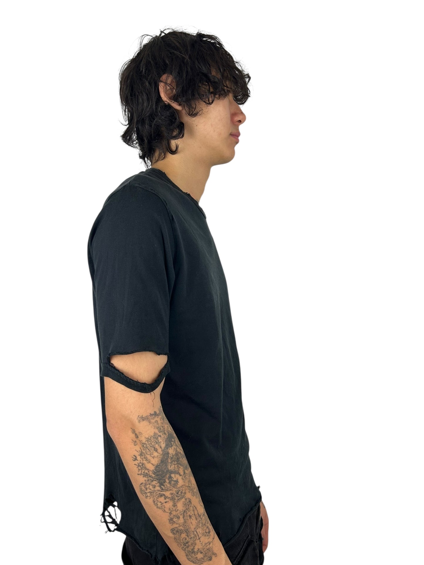 2007SS Undercover Distressed “Unknown Pleasures” Joy Division Graphic T-shirt (L)