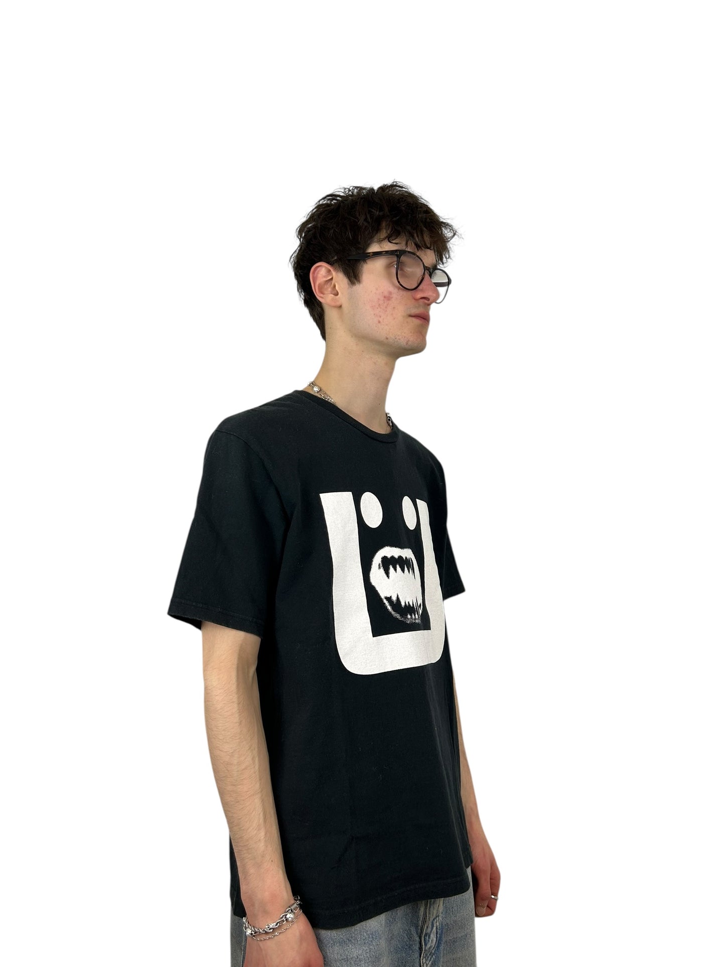 2017AW Undercover Fangs Face Graphic U Logo T-shirt (L)