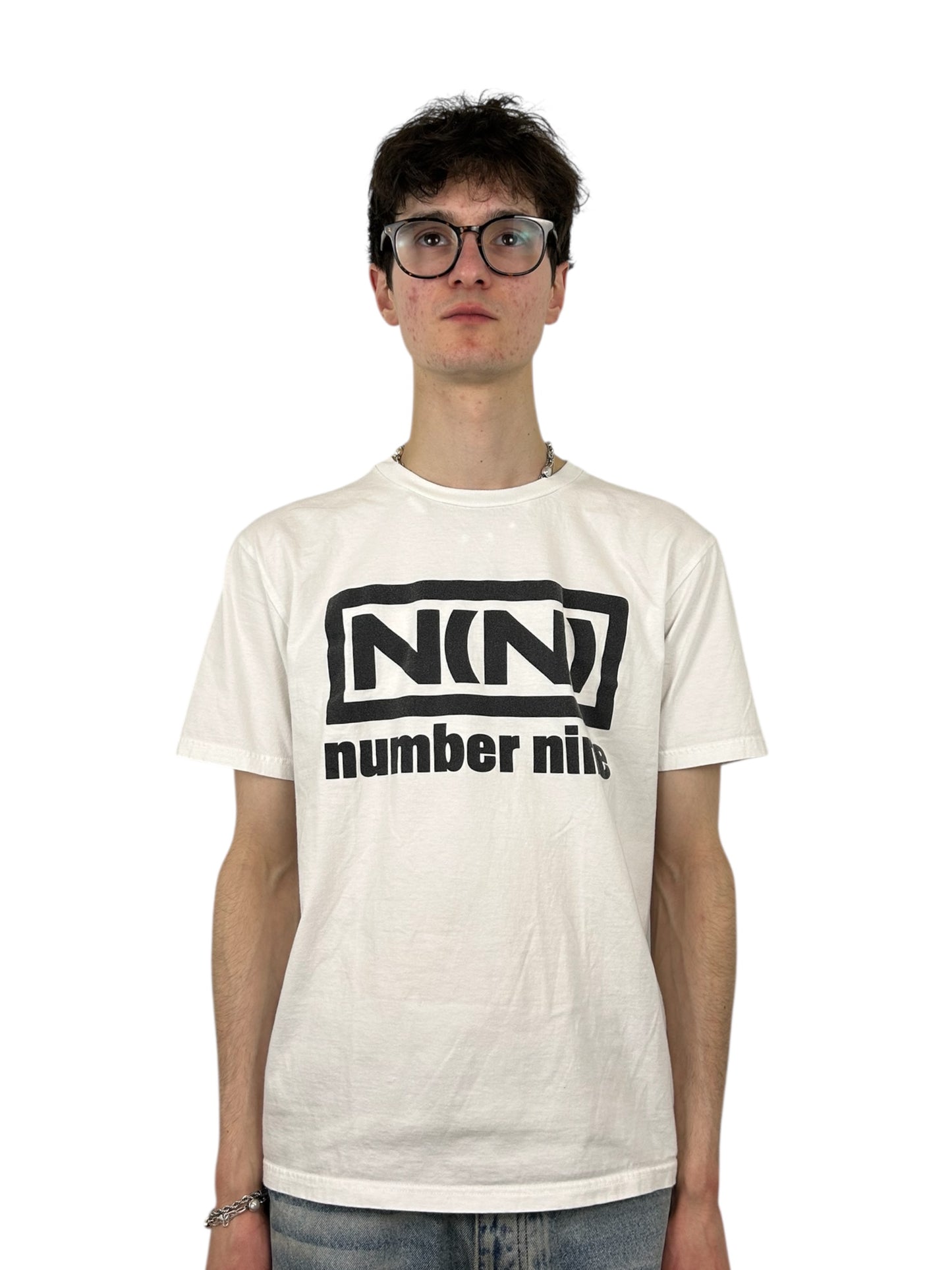 Number (N)ine Nine Inch Nails Graphic Logo T-shirt (L)