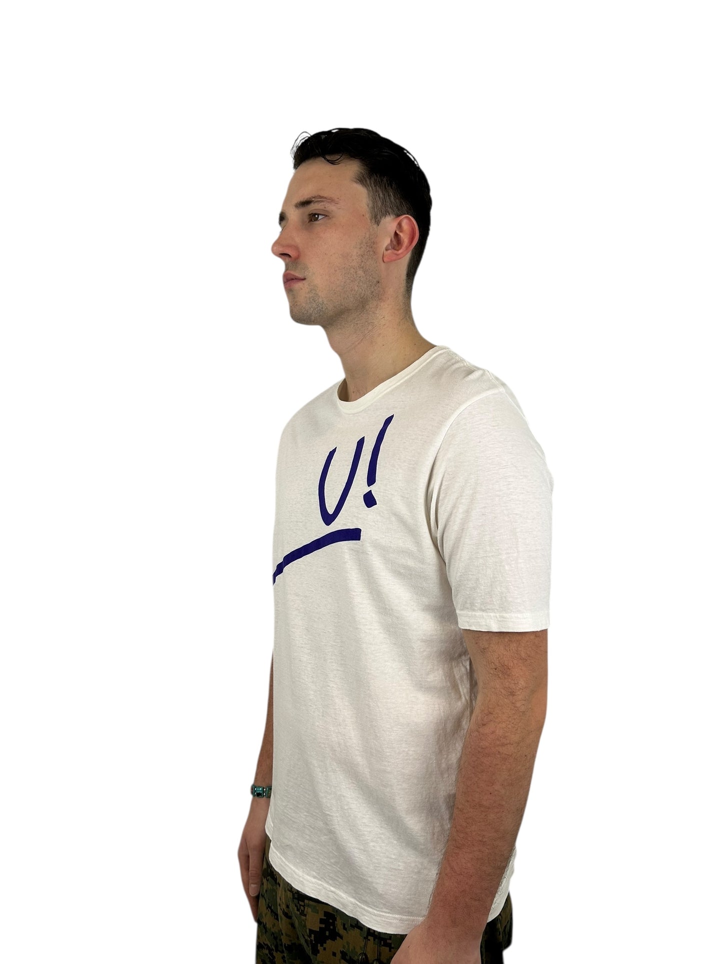 2007SS Undercover Purple "NEU2” Graphic T-Shirt (L)