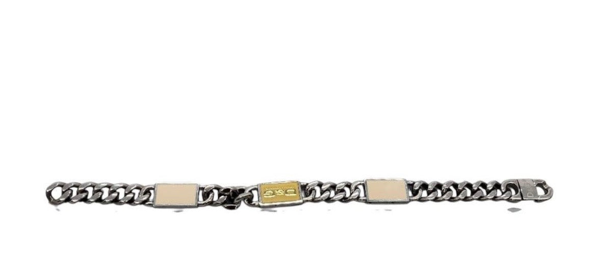 Dolce & Gabbana Stainless Steel Cuban Link Bracelet