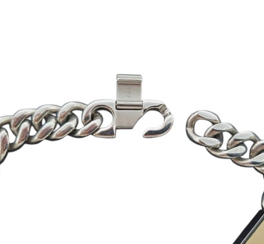 Dolce & Gabbana Stainless Steel Cuban Link Bracelet