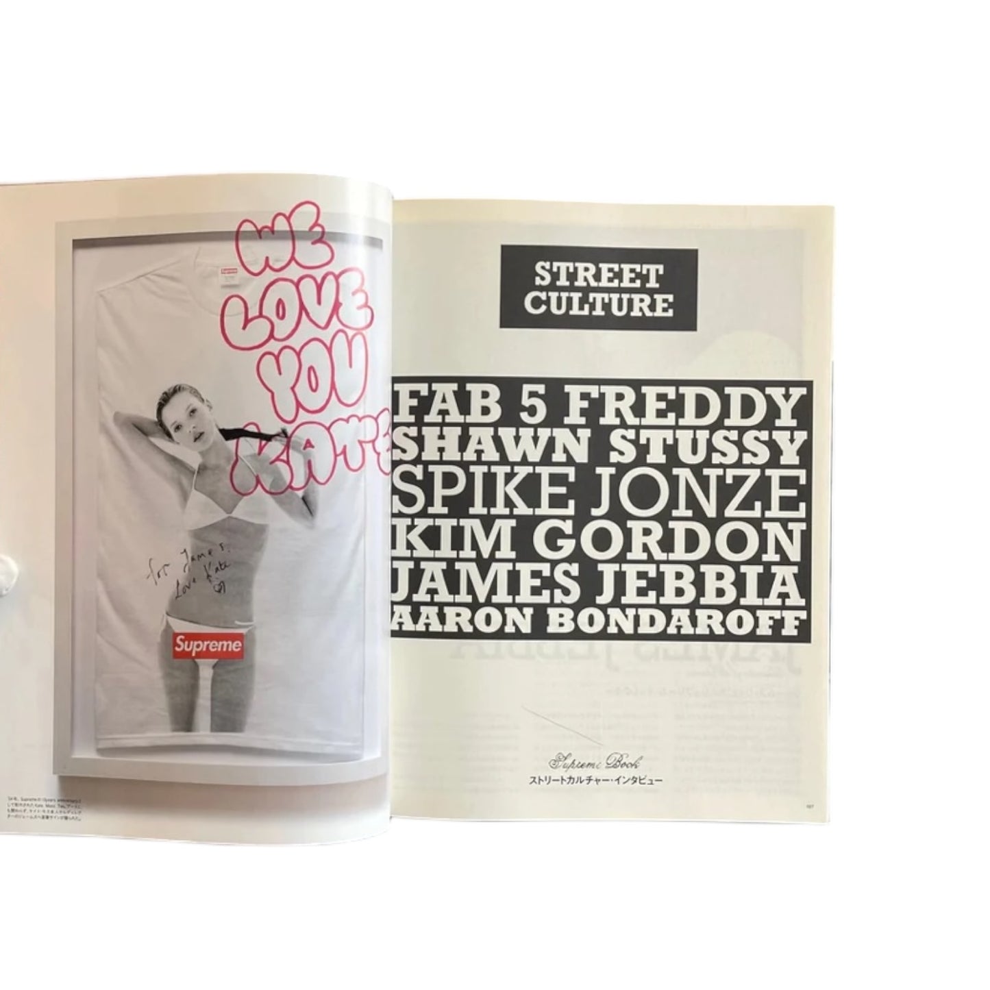 2005AW Supreme Book Vol 1 Japan Exclusive Magazine With Stickers