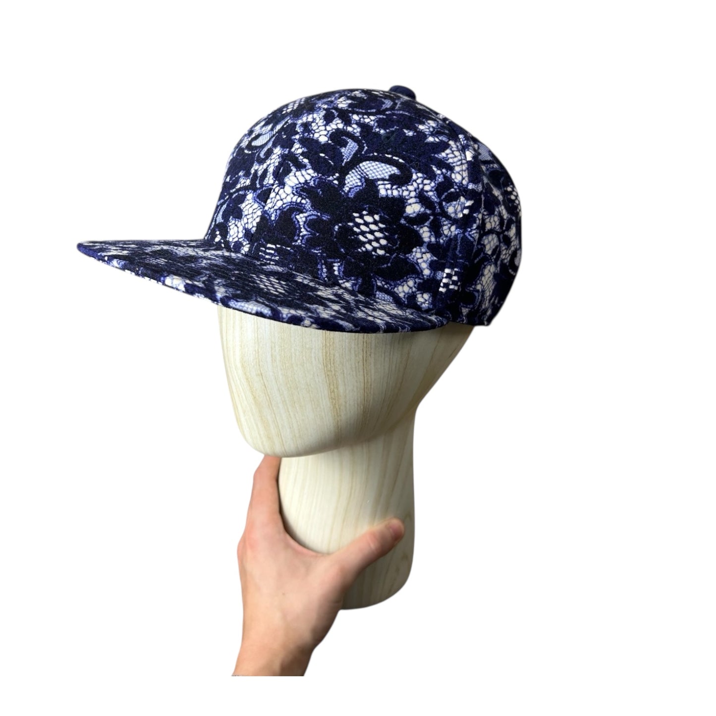 2014AW Undercover Cold BloodTrompe-l'Œil Floral "Lace" Cap (57cm)